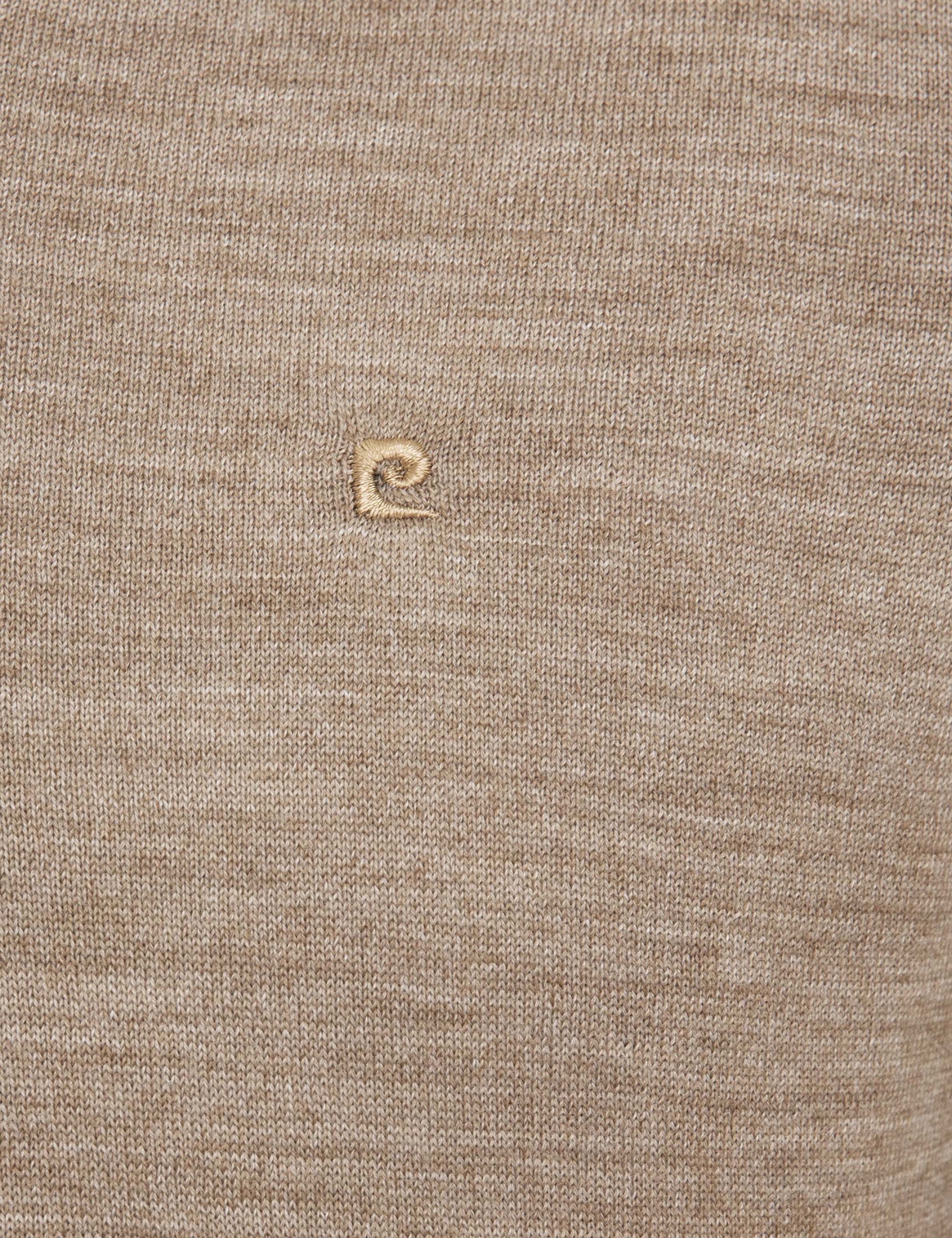 Taş Slim Fit V Yaka Yün Karışımlı Basic Triko Kazak