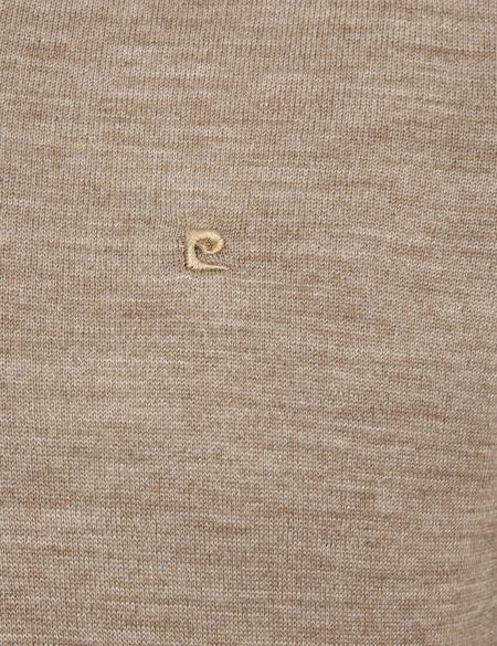 Taş Slim Fit V Yaka Yün Karışımlı Basic Triko Kazak - 50206762103