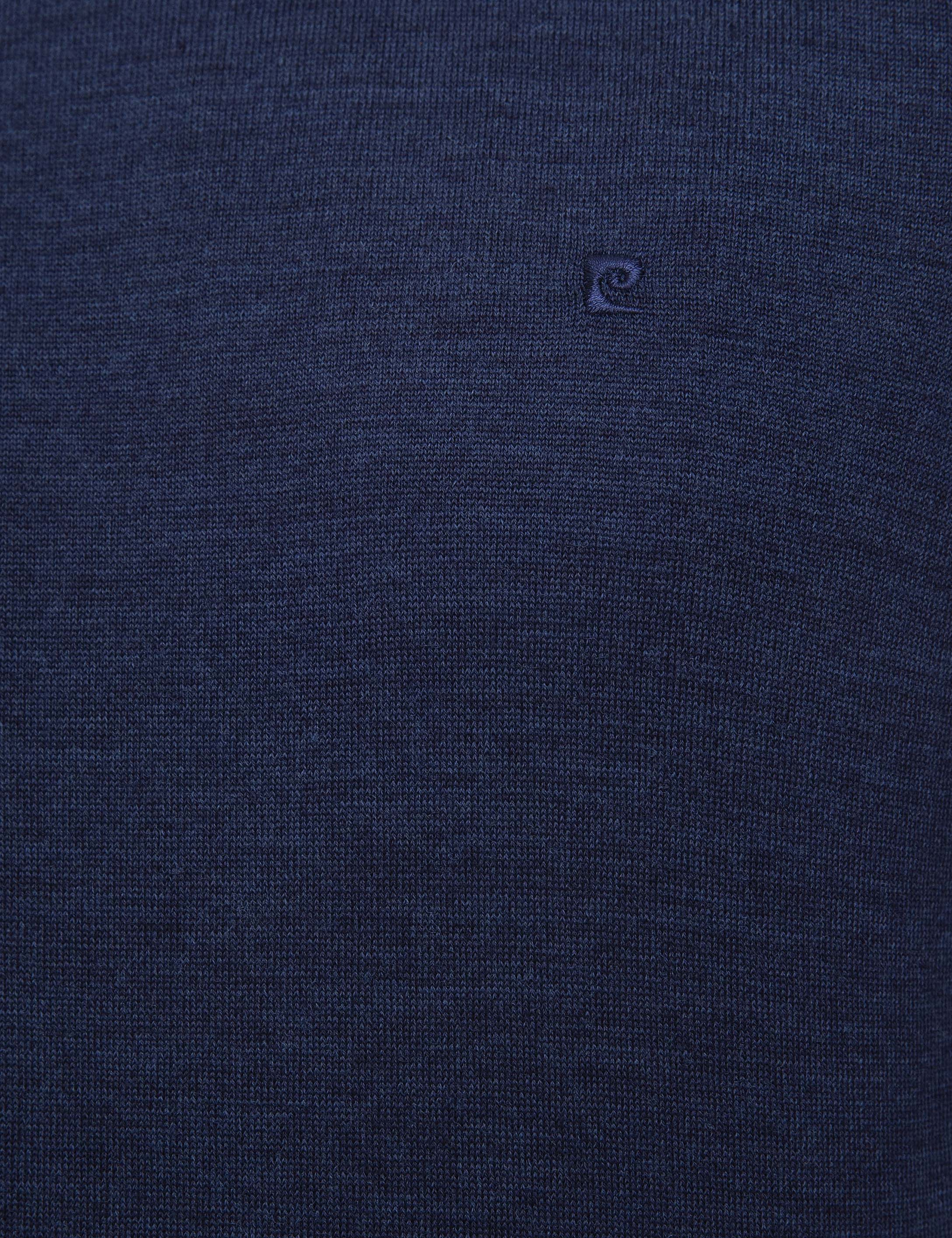 İndigo Slim Fit Basic Kazak