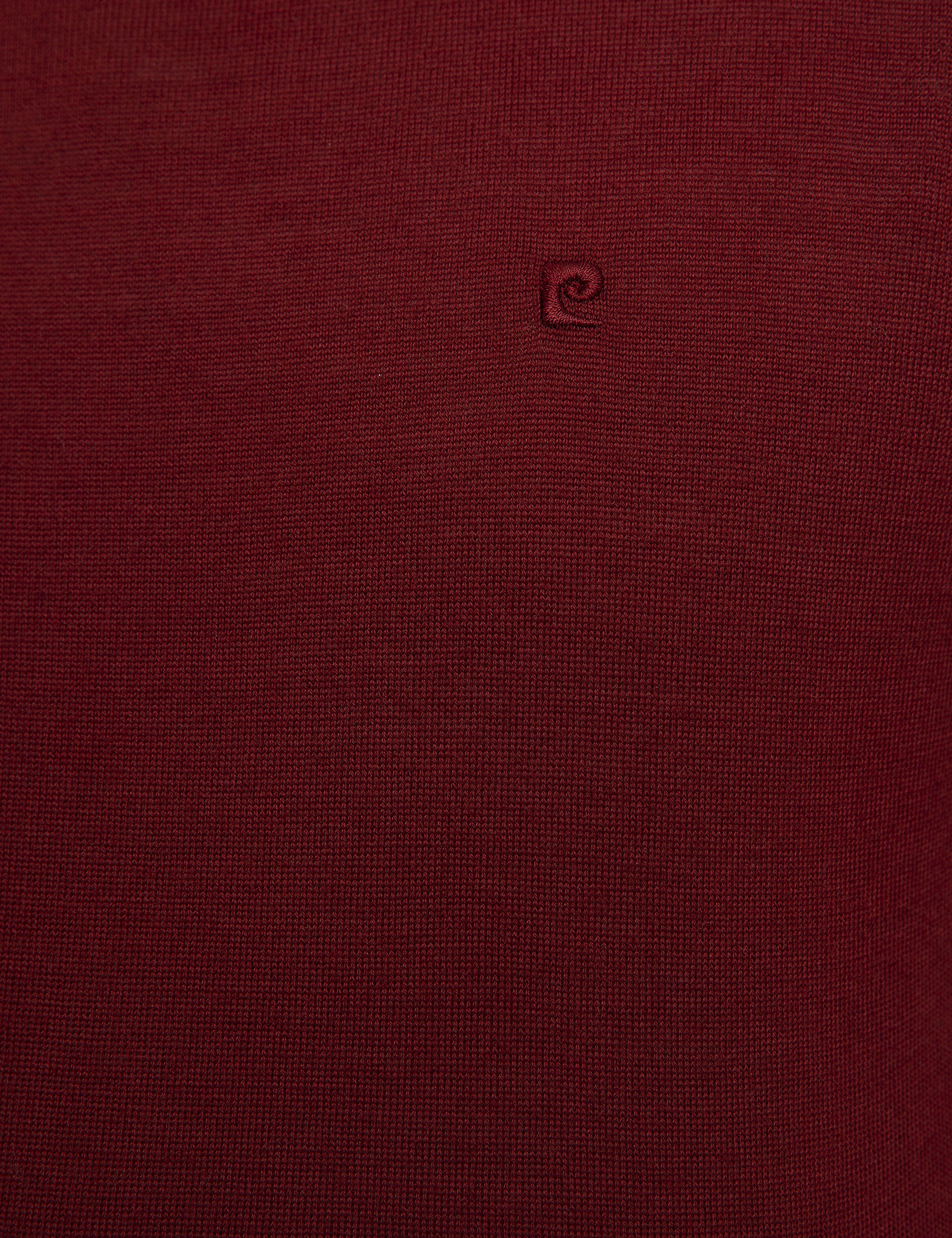 Kırmızı Slim Fit Bisiklet Yaka Yün Karışımlı Basic Triko Kazak - Image 6