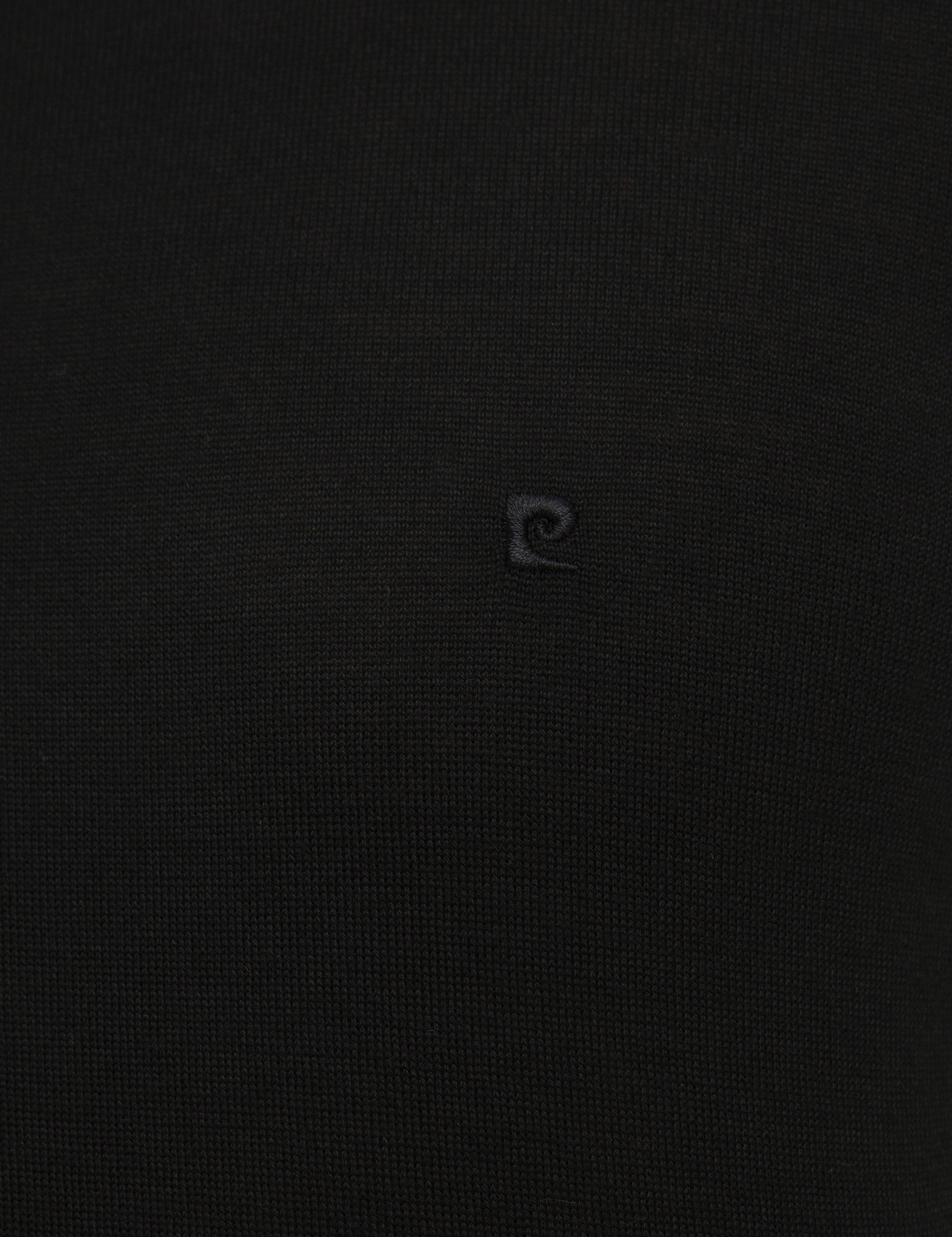 Siyah Slim Fit Tam Balıkçı Yaka Basic Triko Kazak