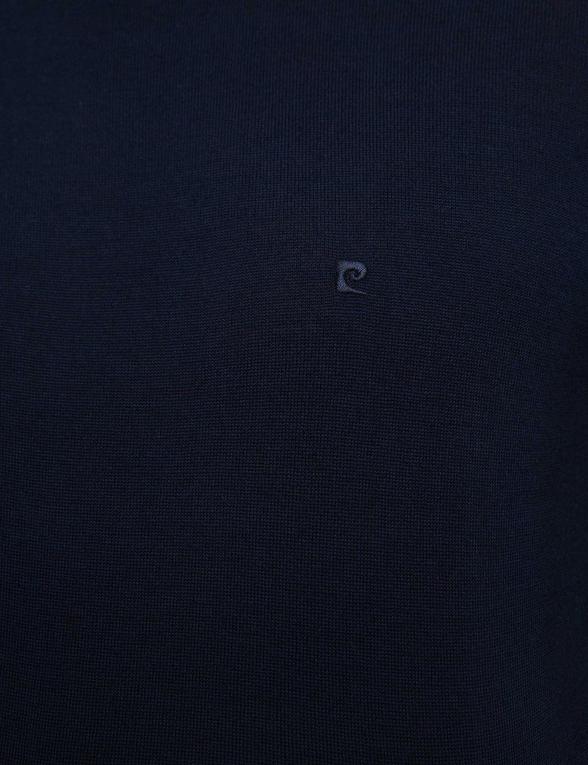 Lacivert Slim Fit Basic Kazak - 50206771017