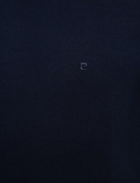 Lacivert Slim Fit Basic Kazak - 50206771017