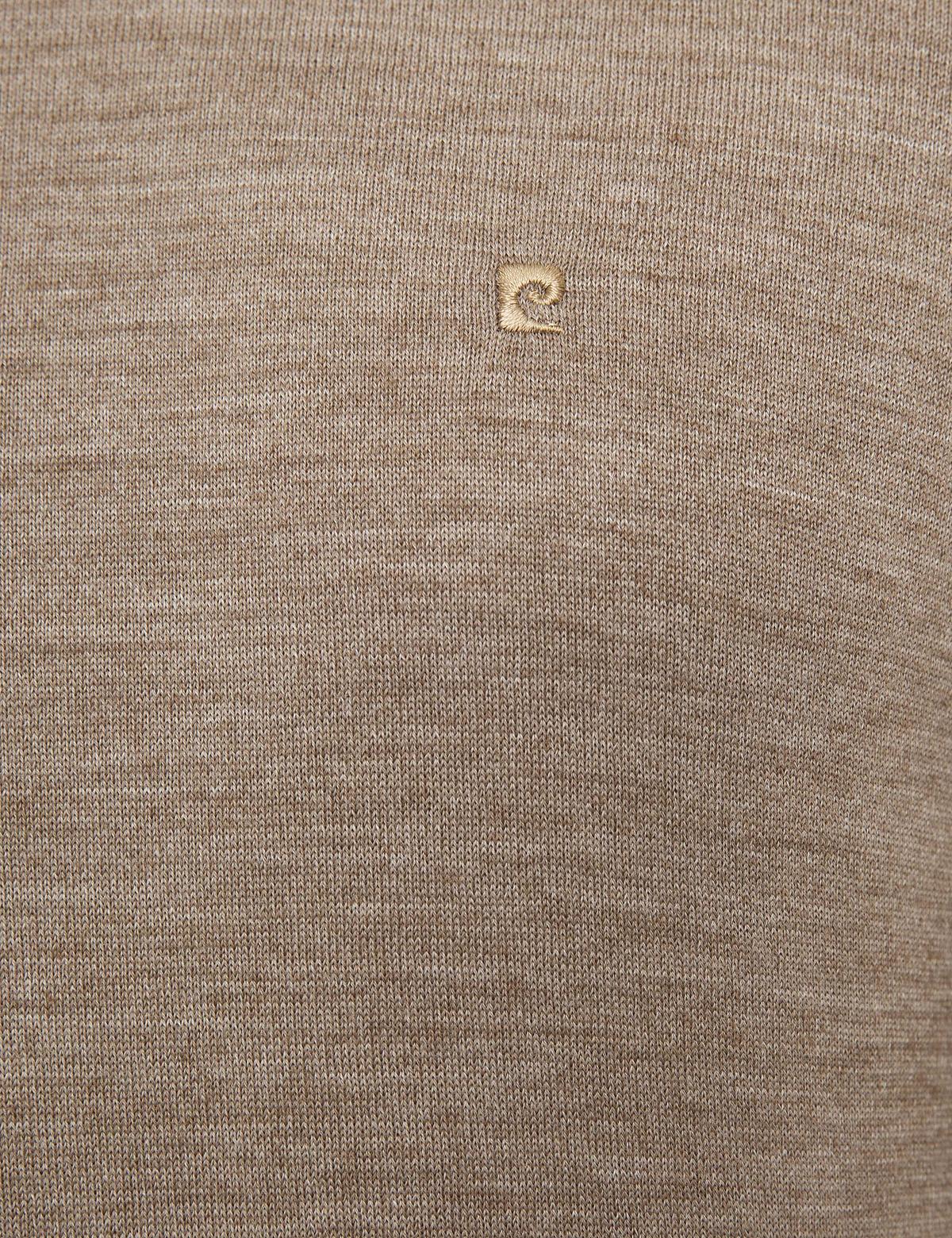 Taş Slim Fit Tam Balıkçı Yaka Yün Karışımlı Basic Triko Kazak - 50206771086