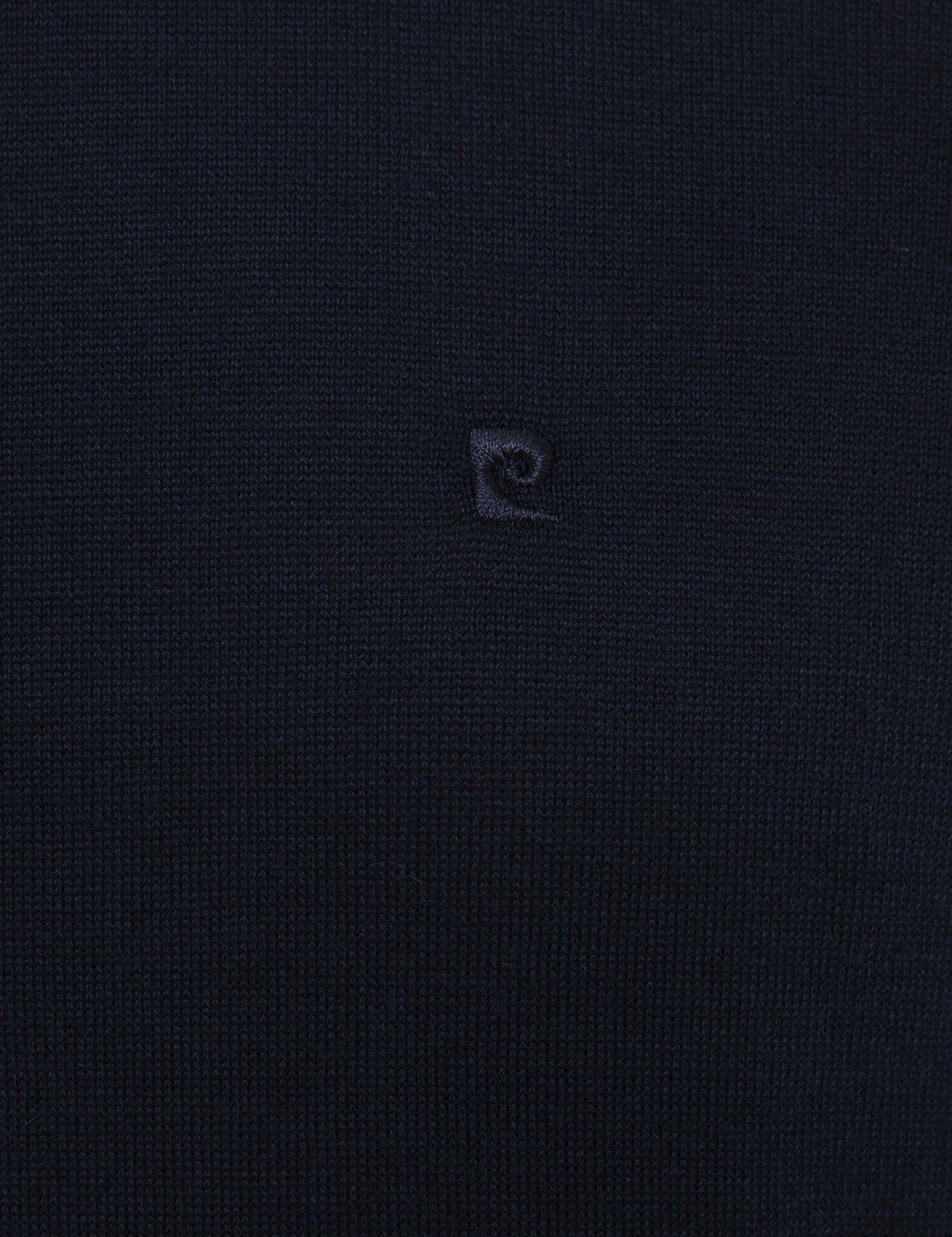 Lacivert Slim Fit Yarım Balıkçı Yaka Basic Triko Kazak - Image 6