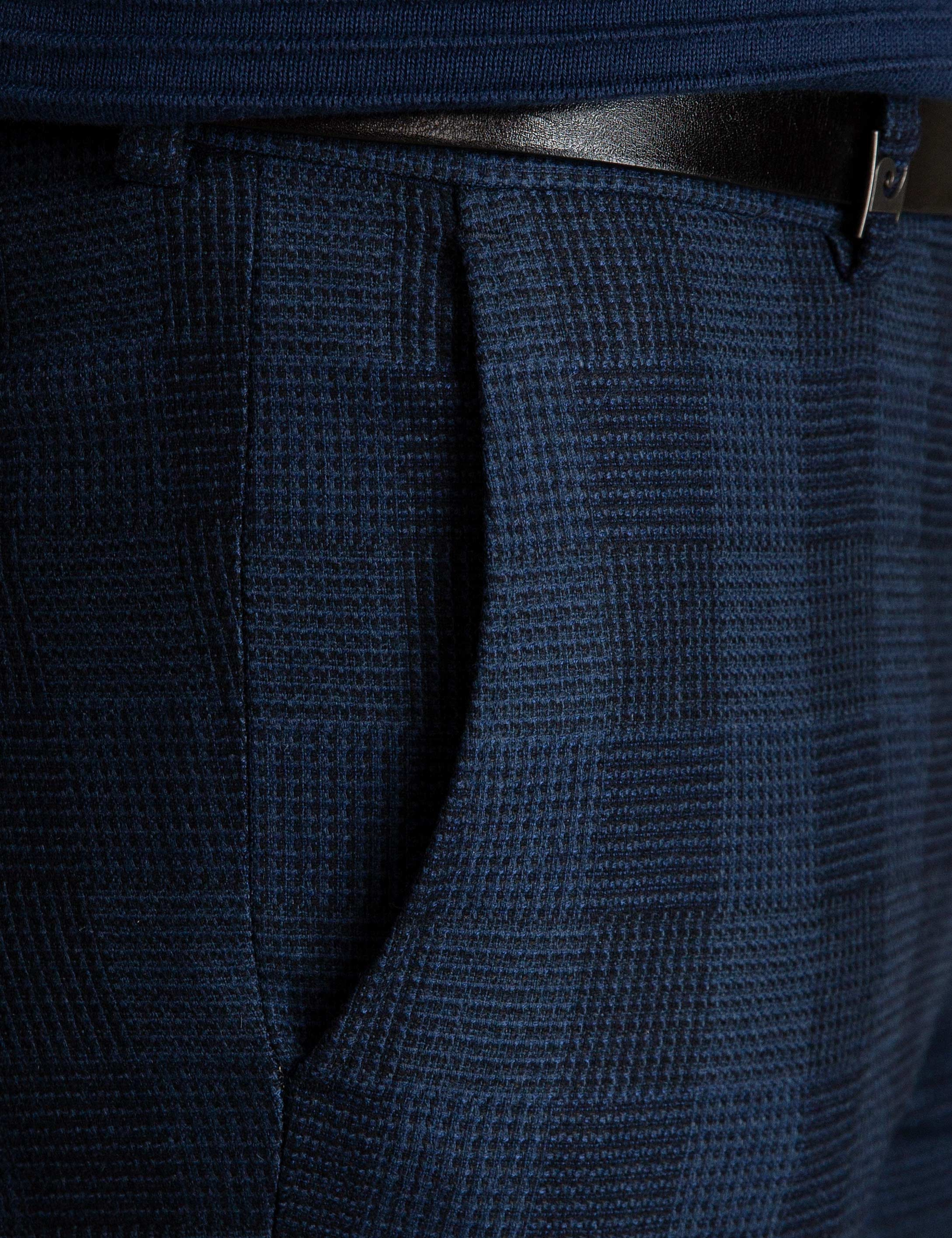 Lacivert Slim Fit Pantolon - Image 5