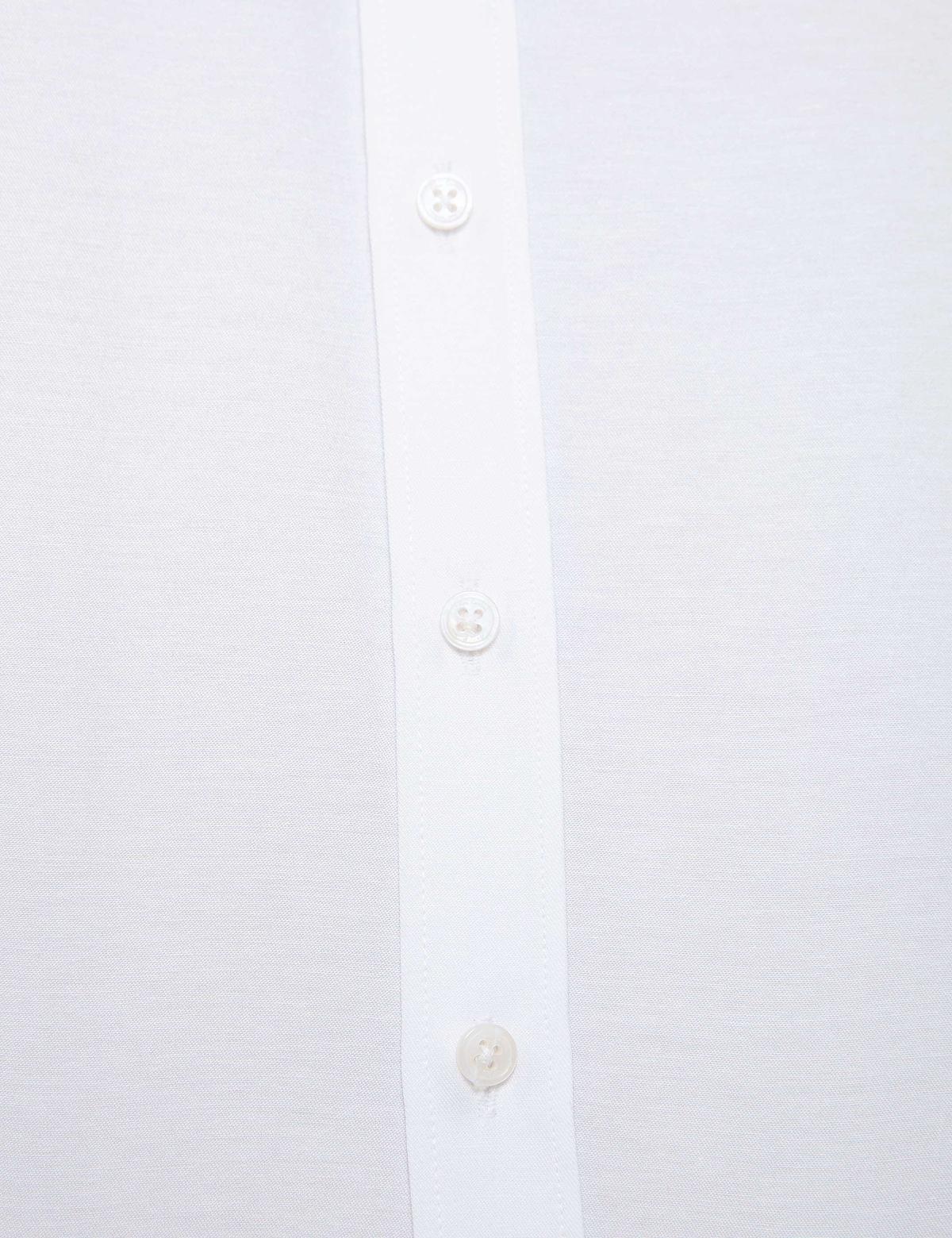 Beyaz Slim Fit Uzun Kollu Klasik Gömlek - 50197133005