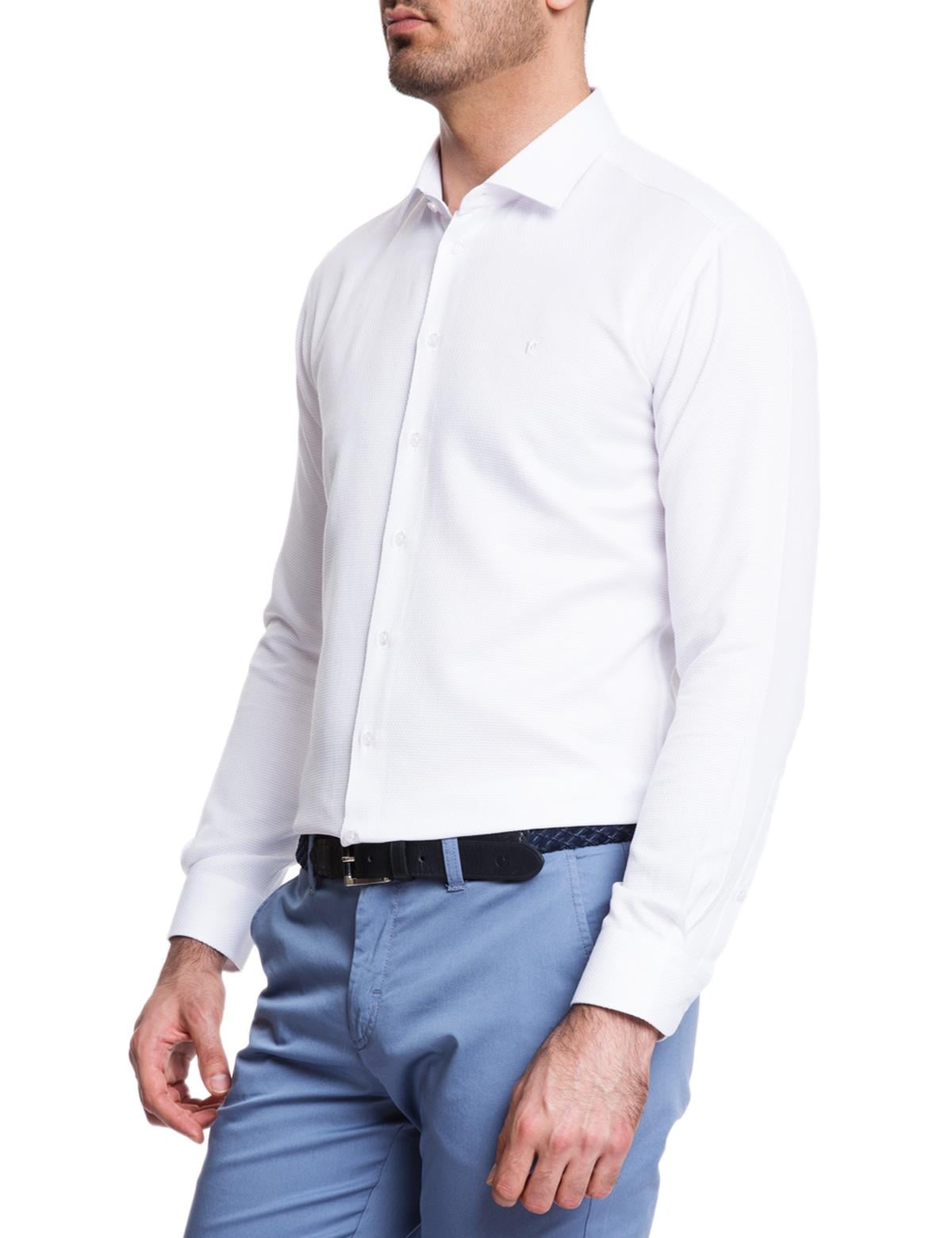 BEYAZ GOMLEK UZUNKOL - 50157368008