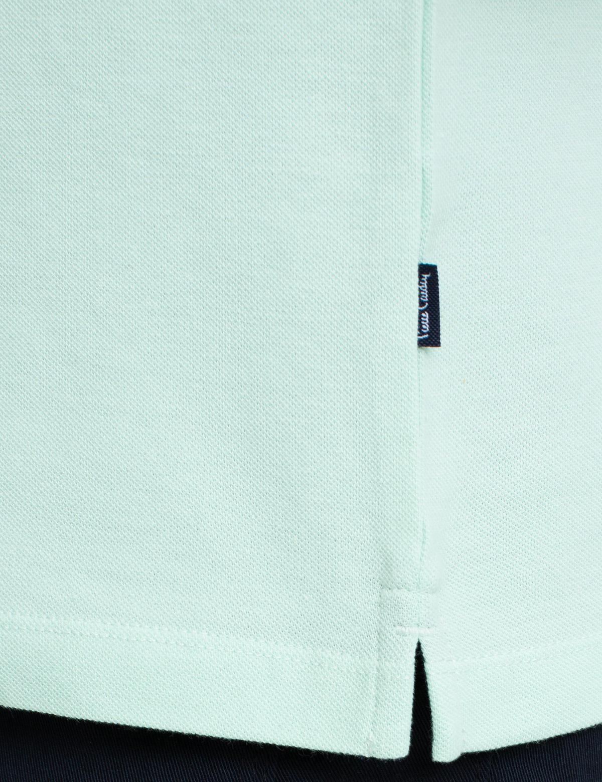 Min Yeşil Slim Fit Polo Yaka Basic T-Shirt - 50197145012