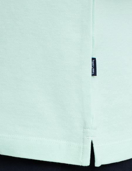 Min Yeşil Slim Fit Polo Yaka Basic T-Shirt - 50197145012