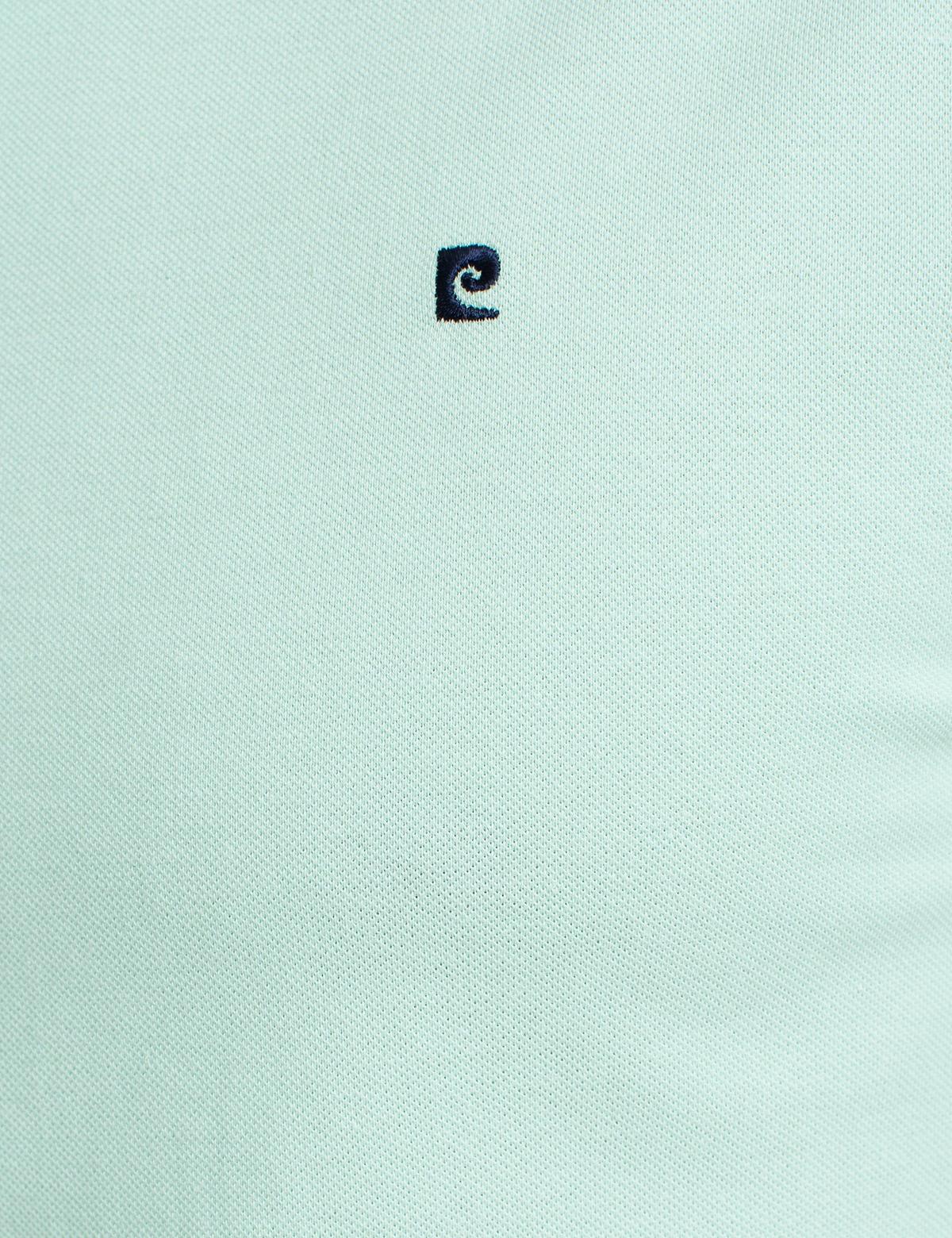 Min Yeşil Slim Fit Polo Yaka Basic T-Shirt - 50197145012