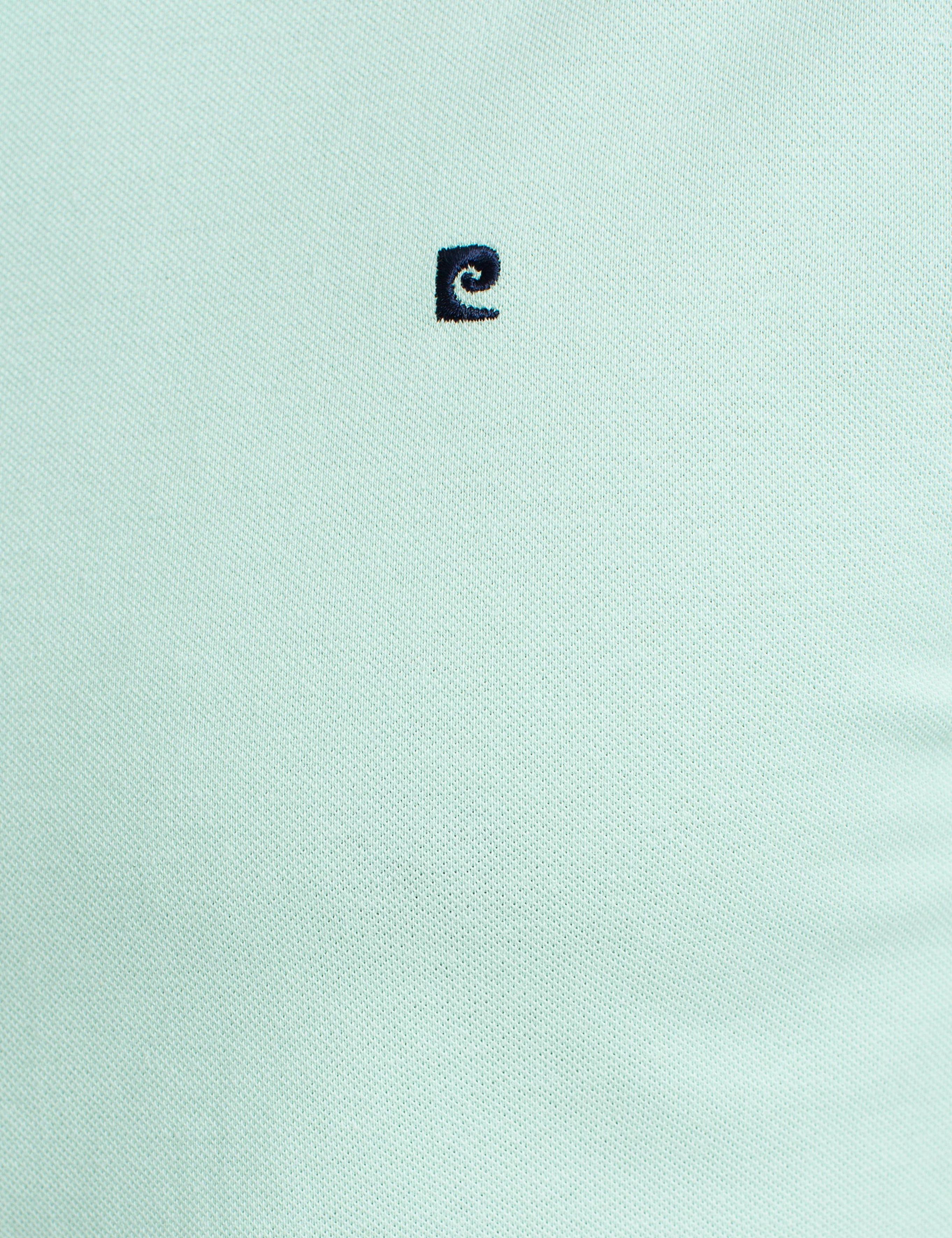 Min Yeşil Slim Fit Polo Yaka Basic T-Shirt