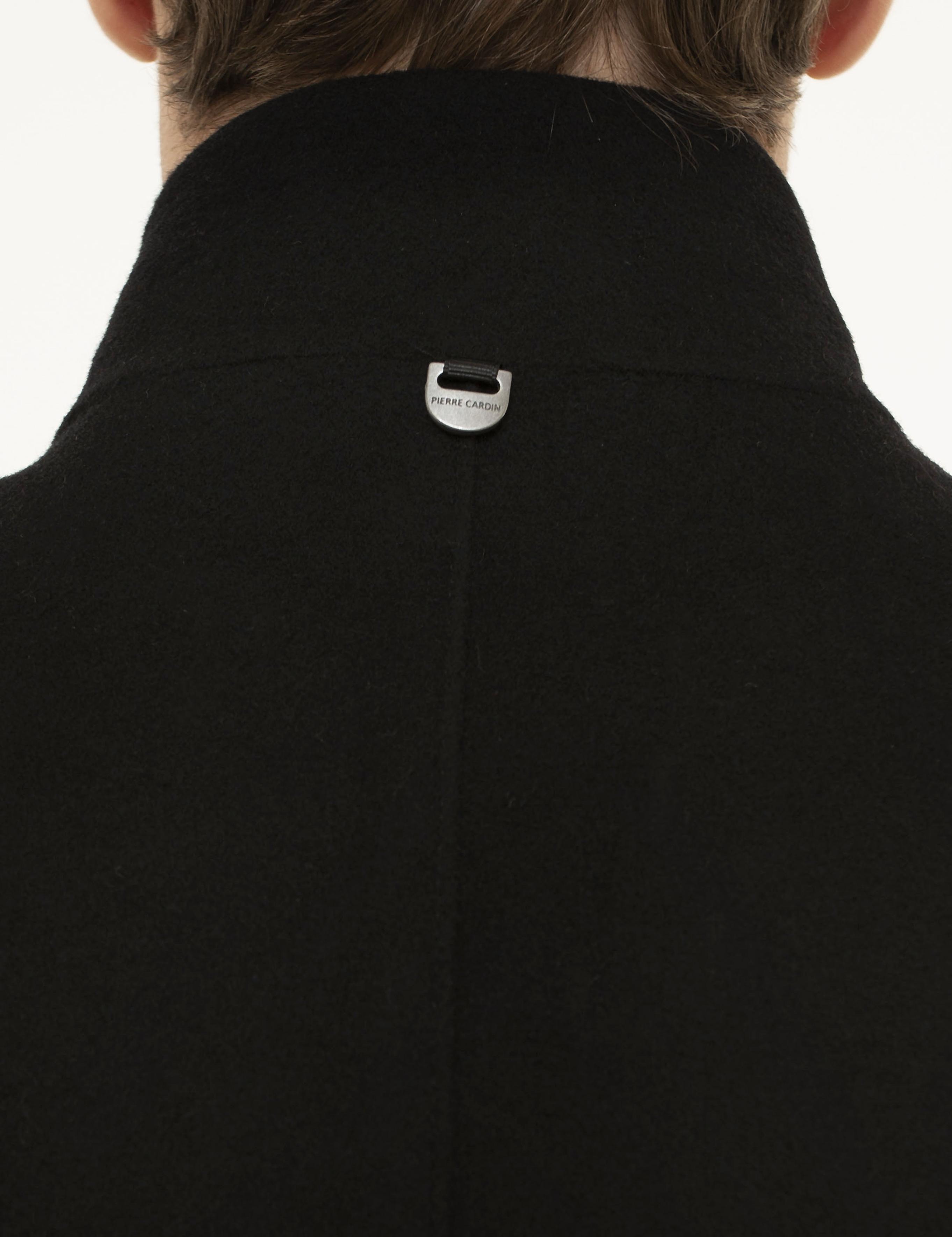 Siyah Slim Fit Palto