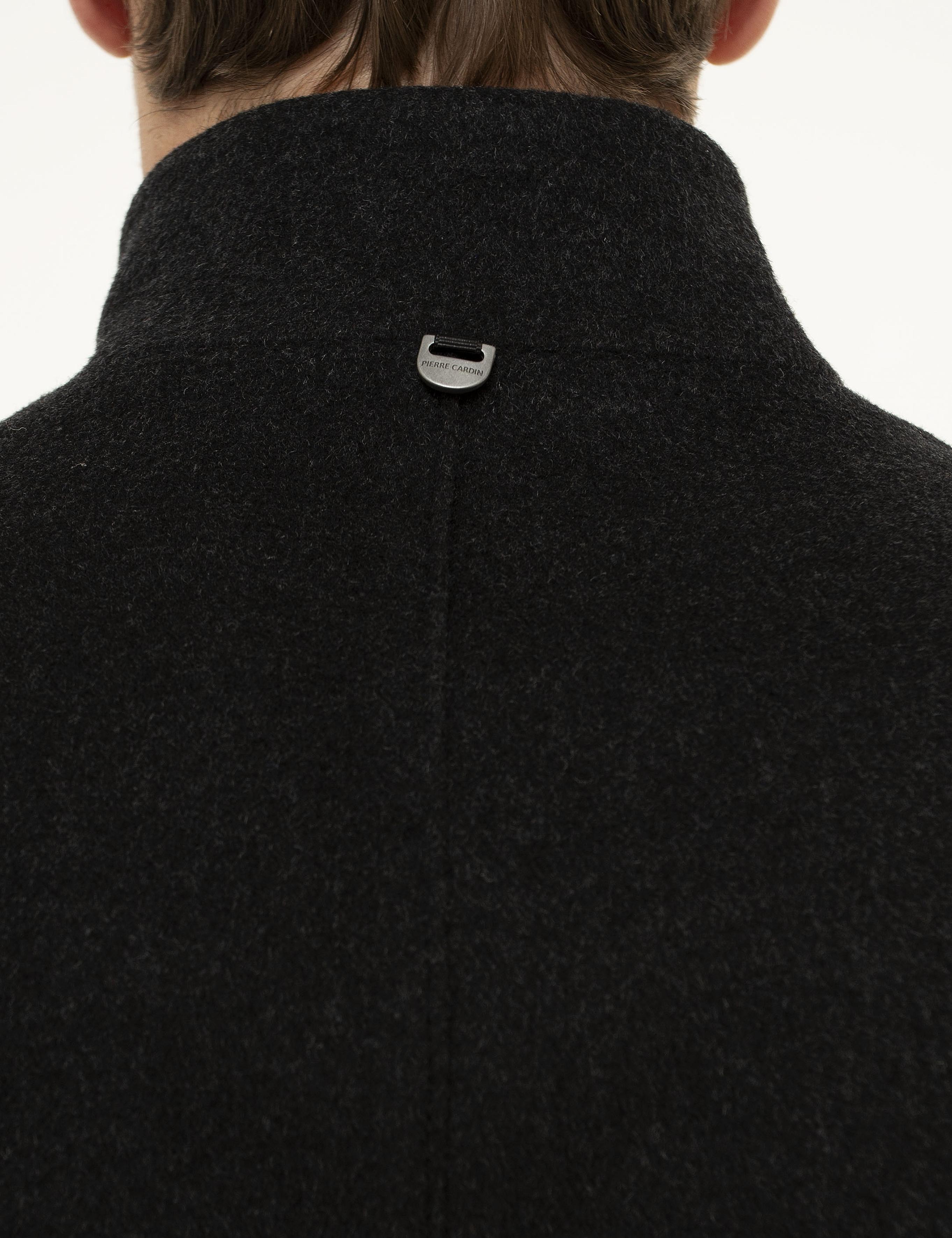 Antrasit Slim Fit Palto