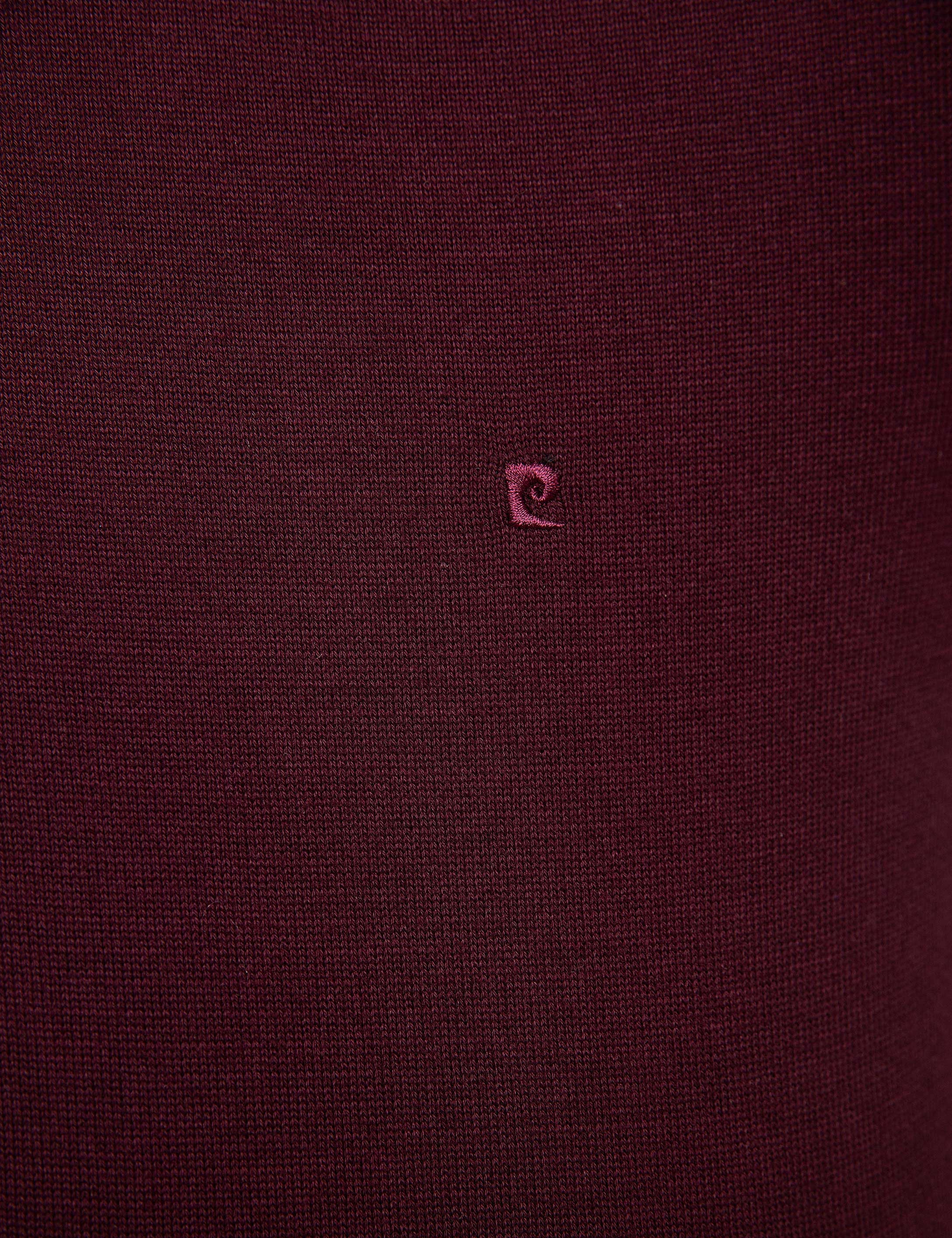 Bordo Slim Fit Basic Kazak - Image 6