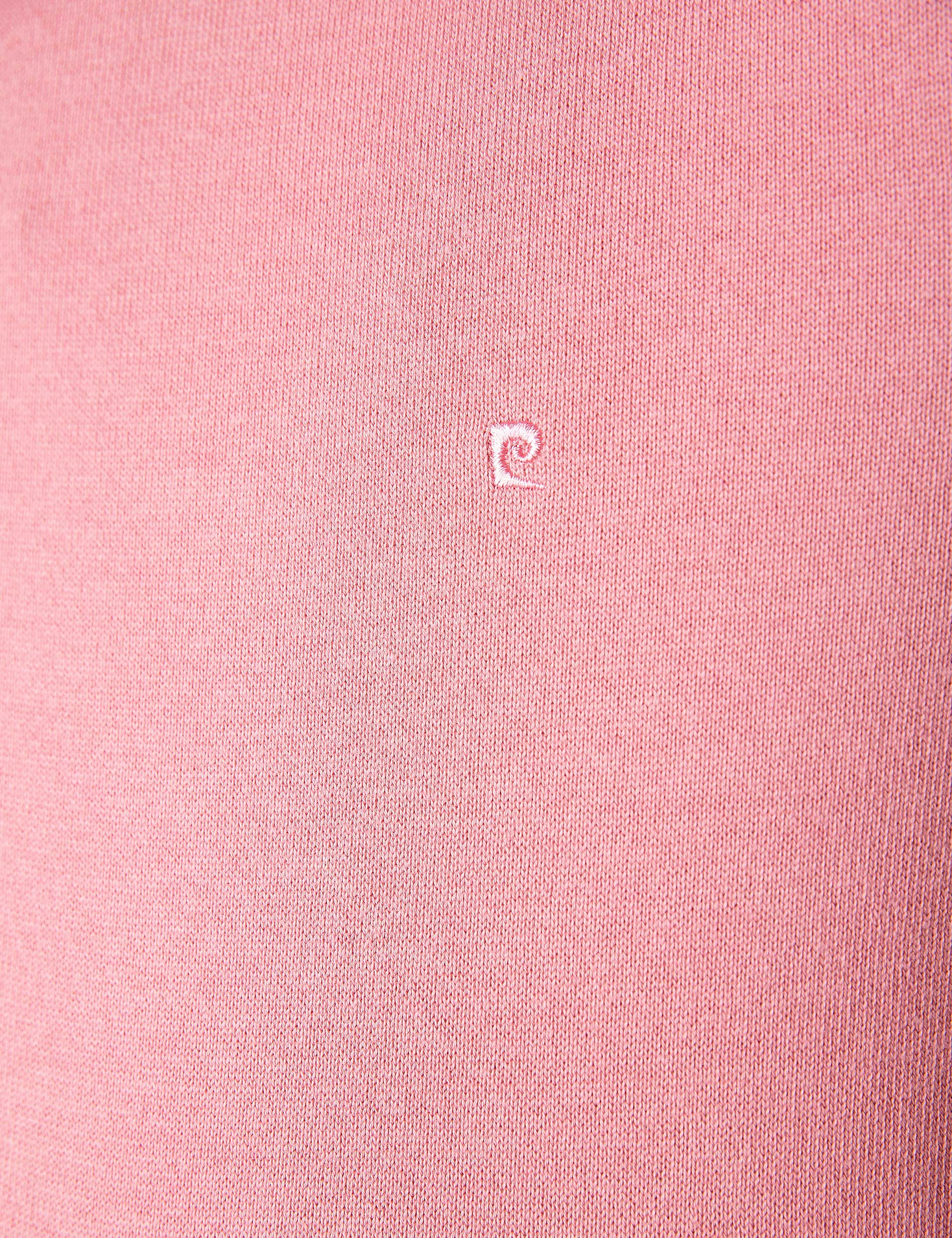 Pembe Slim Fit Bisiklet Yaka Basic Triko Kazak - Image 6