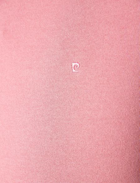 Pembe Slim Fit Bisiklet Yaka Basic Triko Kazak - 50207445073