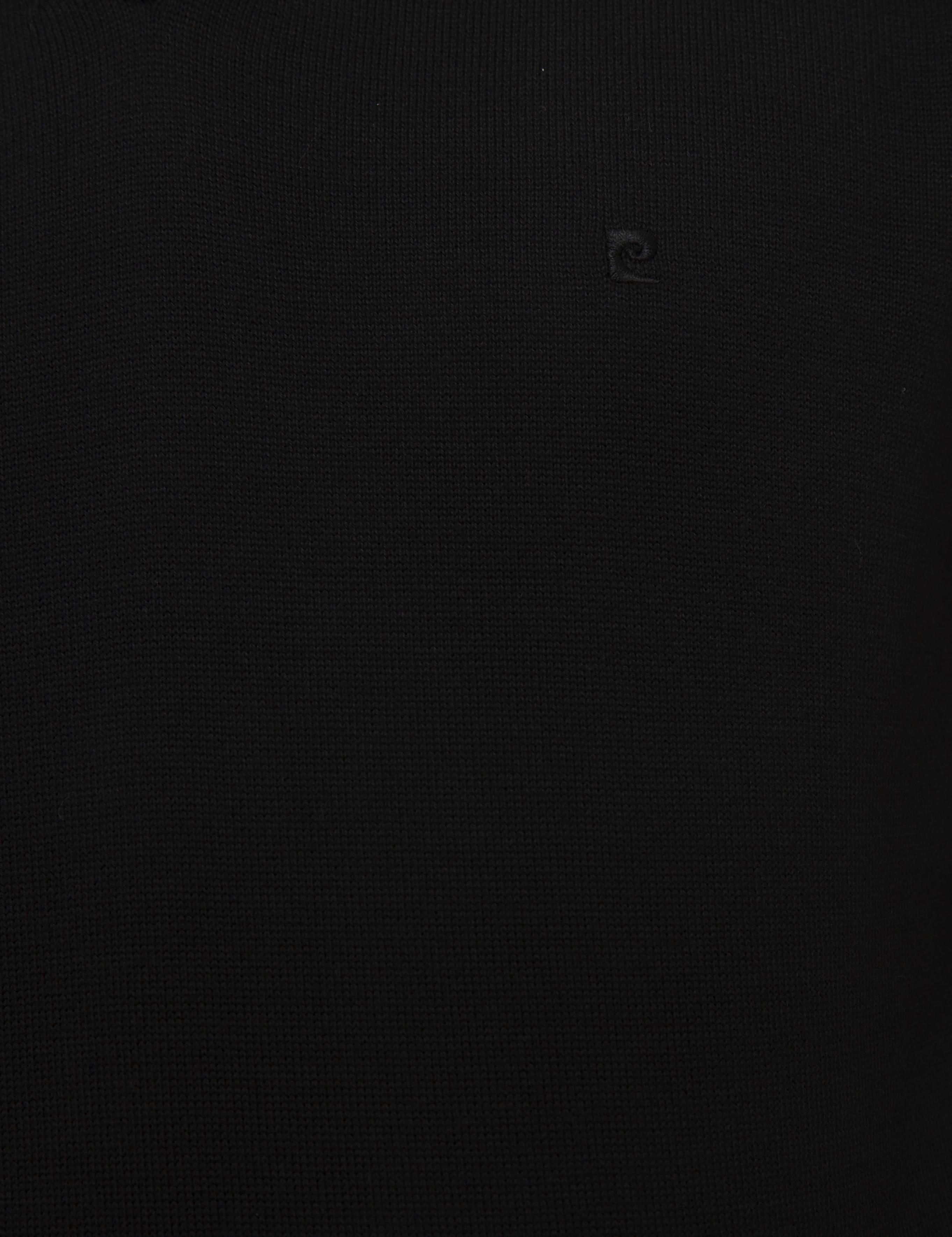 Siyah Slim Fit V Yaka Basic Triko Kazak