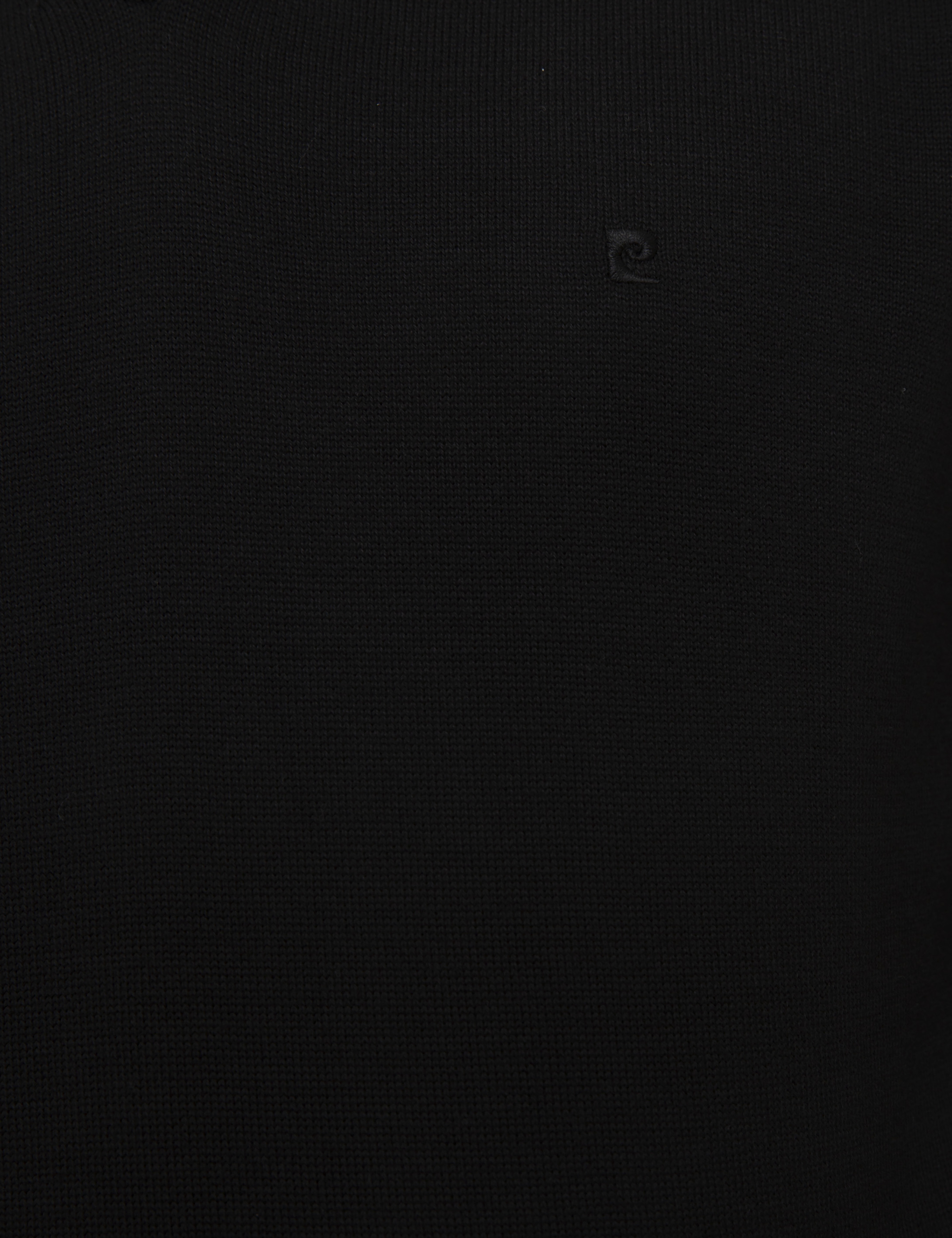 Siyah Slim Fit V Yaka Basic Triko Kazak - Image 6