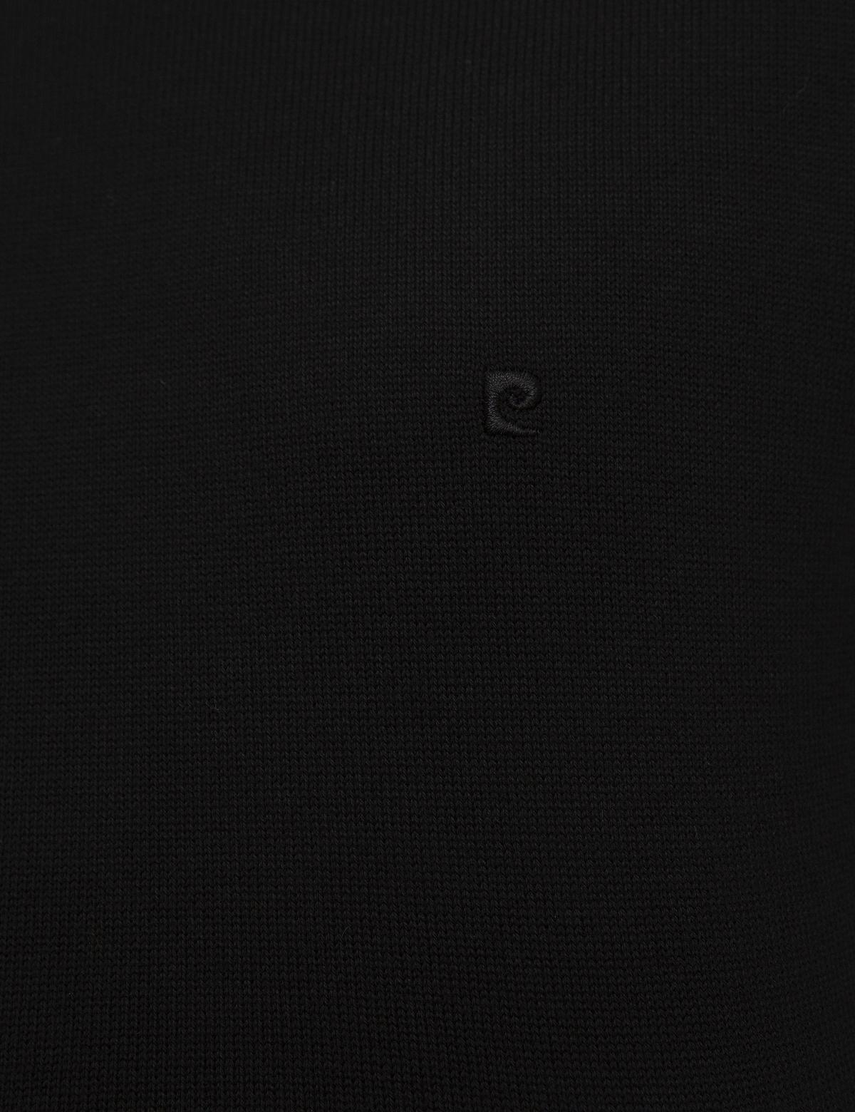 Siyah Slim Fit Basic Triko Kazak - 50207508151