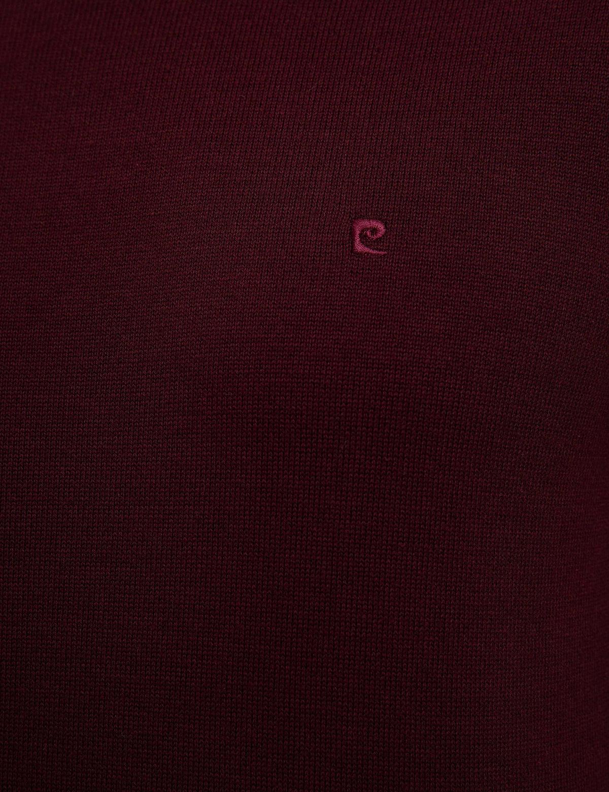 Bordo Slim Fit Basic Kazak - 50207572086