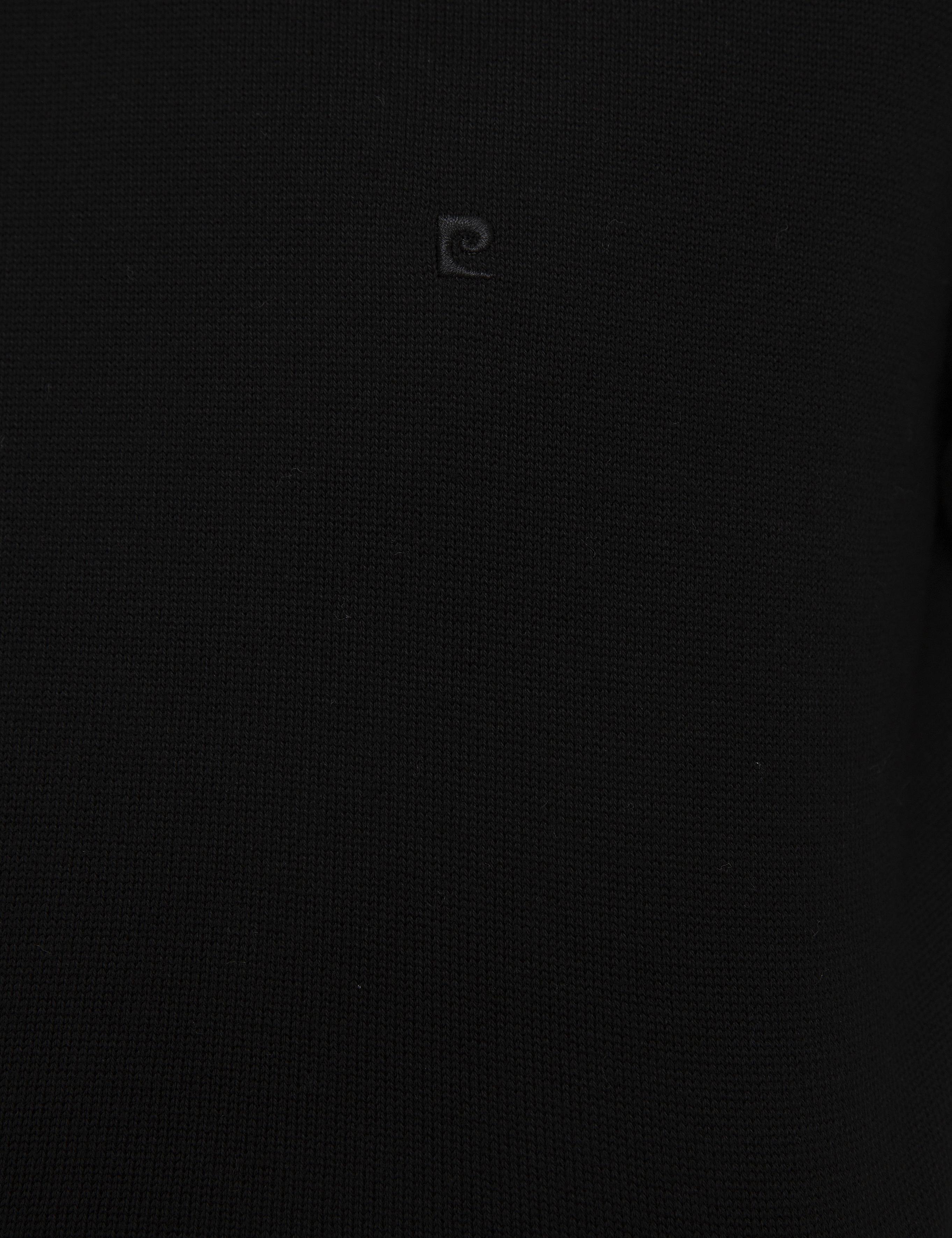 Siyah Slim Fit Basic Kazak