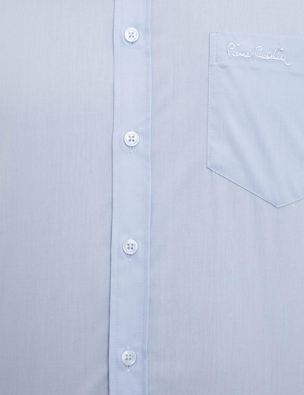 Açık Mavi Regular Fit Uzun Kollu Basic Gömlek - 50207625001