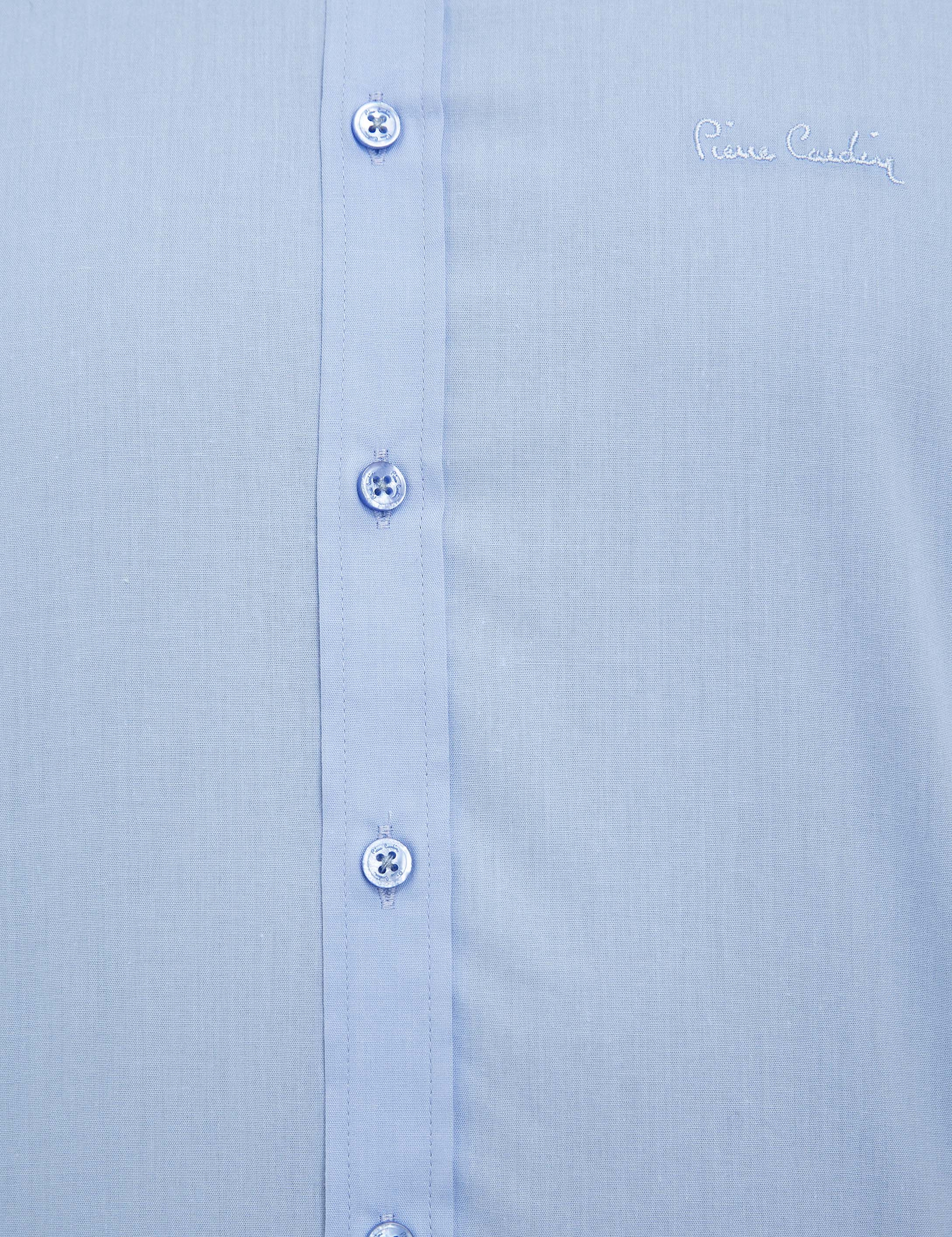 Mavi Slim Fit Uzun Kollu Klasik Gömlek - Image 6