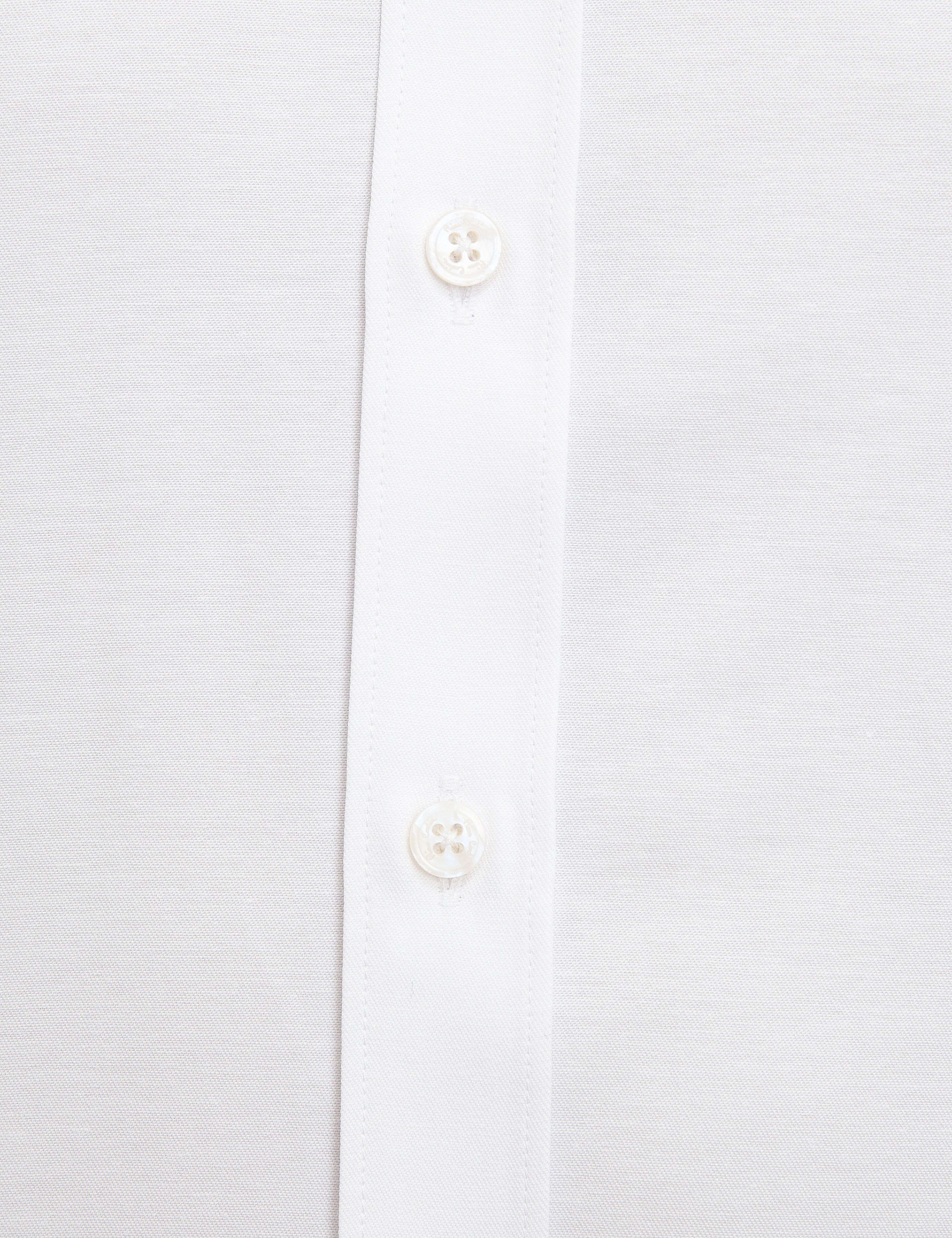 Beyaz Slim Fit Uzun Kollu Klasik Gömlek - Image 6