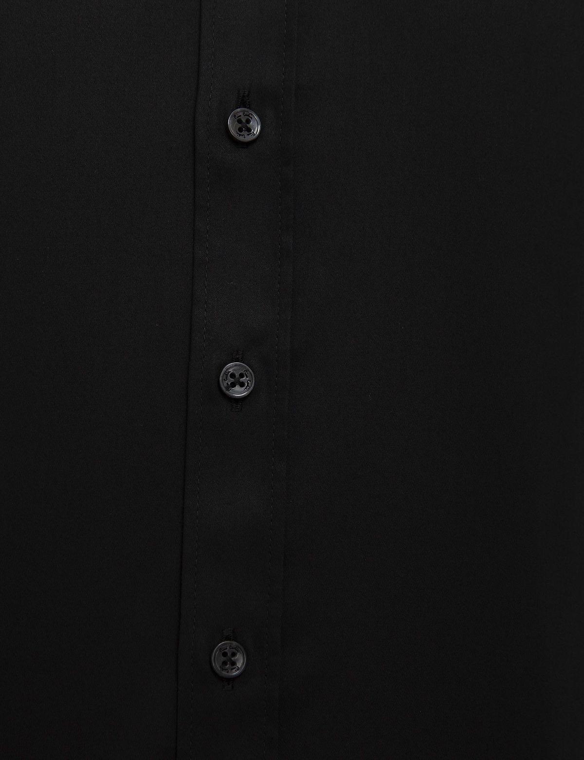 Siyah Slim Fit Uzun Kollu Klasik Gömlek - 50207631014