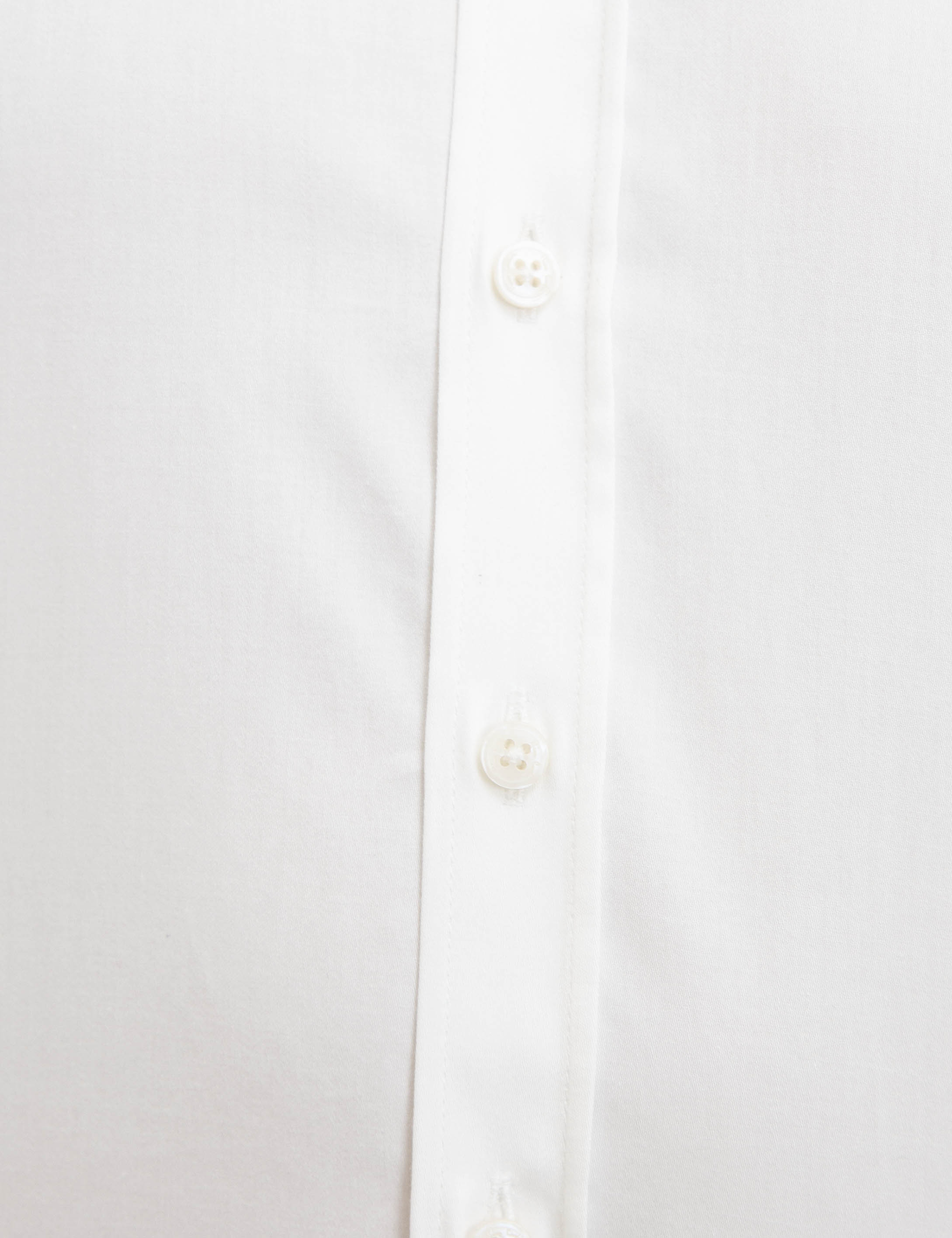 Beyaz Slim Fit Uzun Kollu Basic Gömlek - Image 6