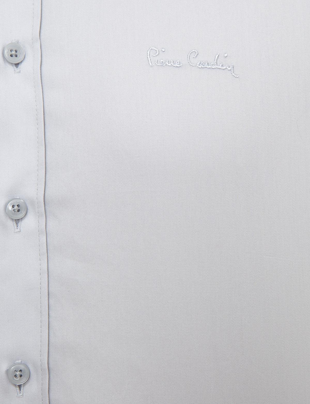 Gri Slim Fit Uzun Kollu Basic Gömlek - 50207631055