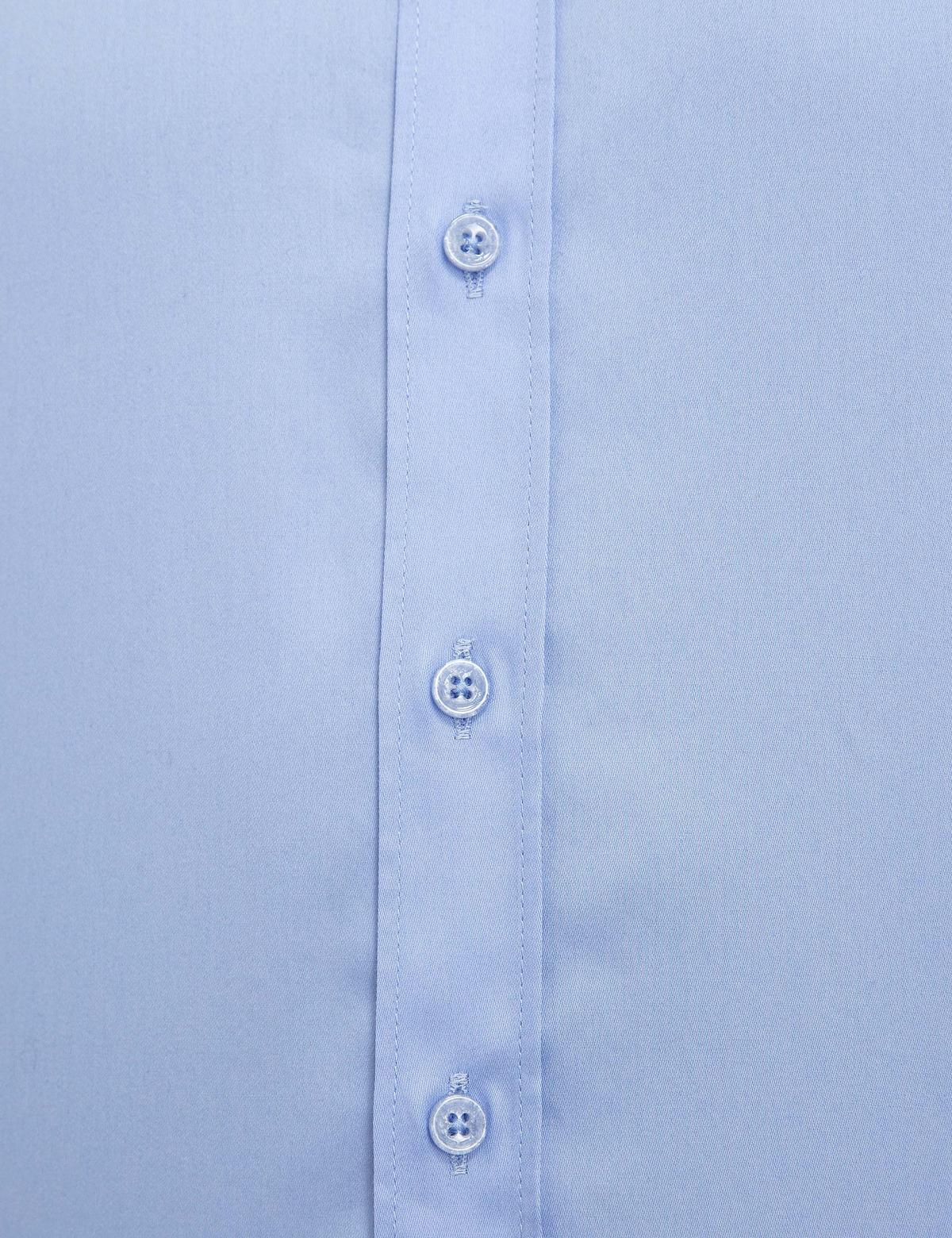 Koyu Mavi Slim Fit Uzun Kollu Klasik Gömlek - 50207631037