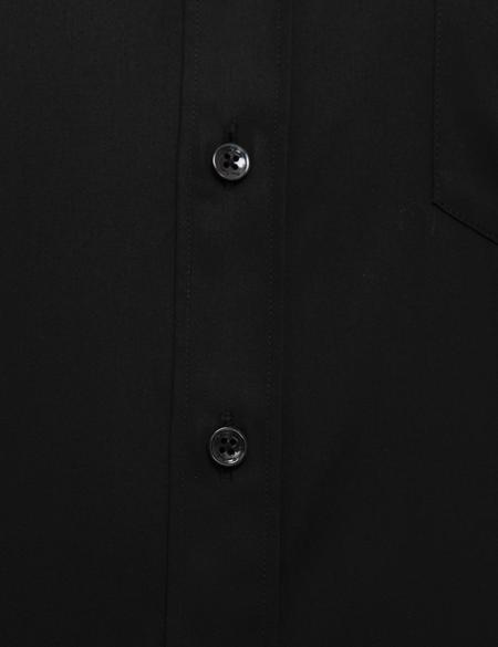 Siyah Regular Fit Uzun Kollu Klasik Gömlek - 50207634010