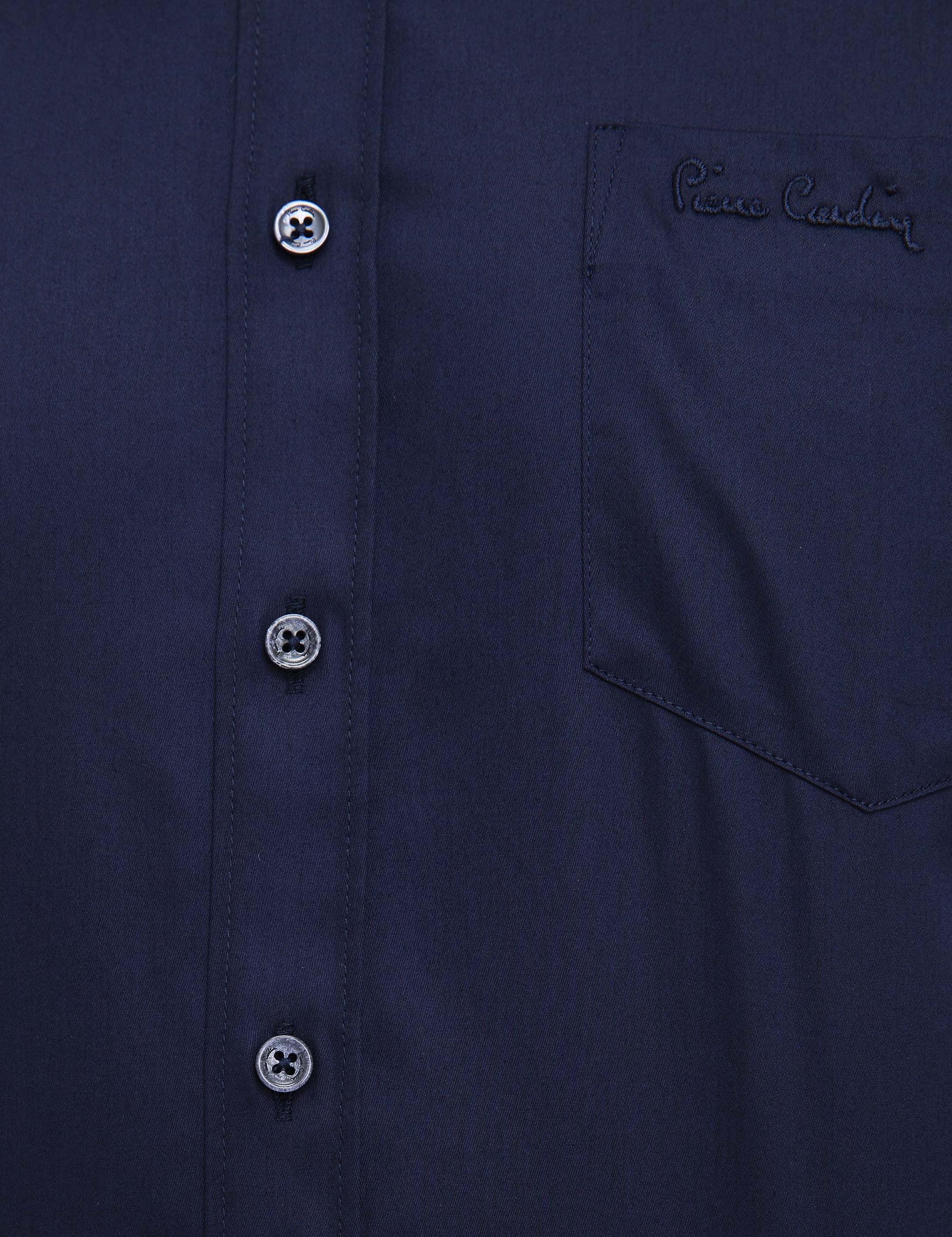 Lacivert Regular Fit Uzun Kollu Klasik Gömlek