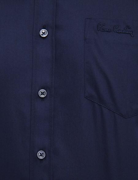 Lacivert Regular Fit Uzun Kollu Klasik Gömlek - 50207634037