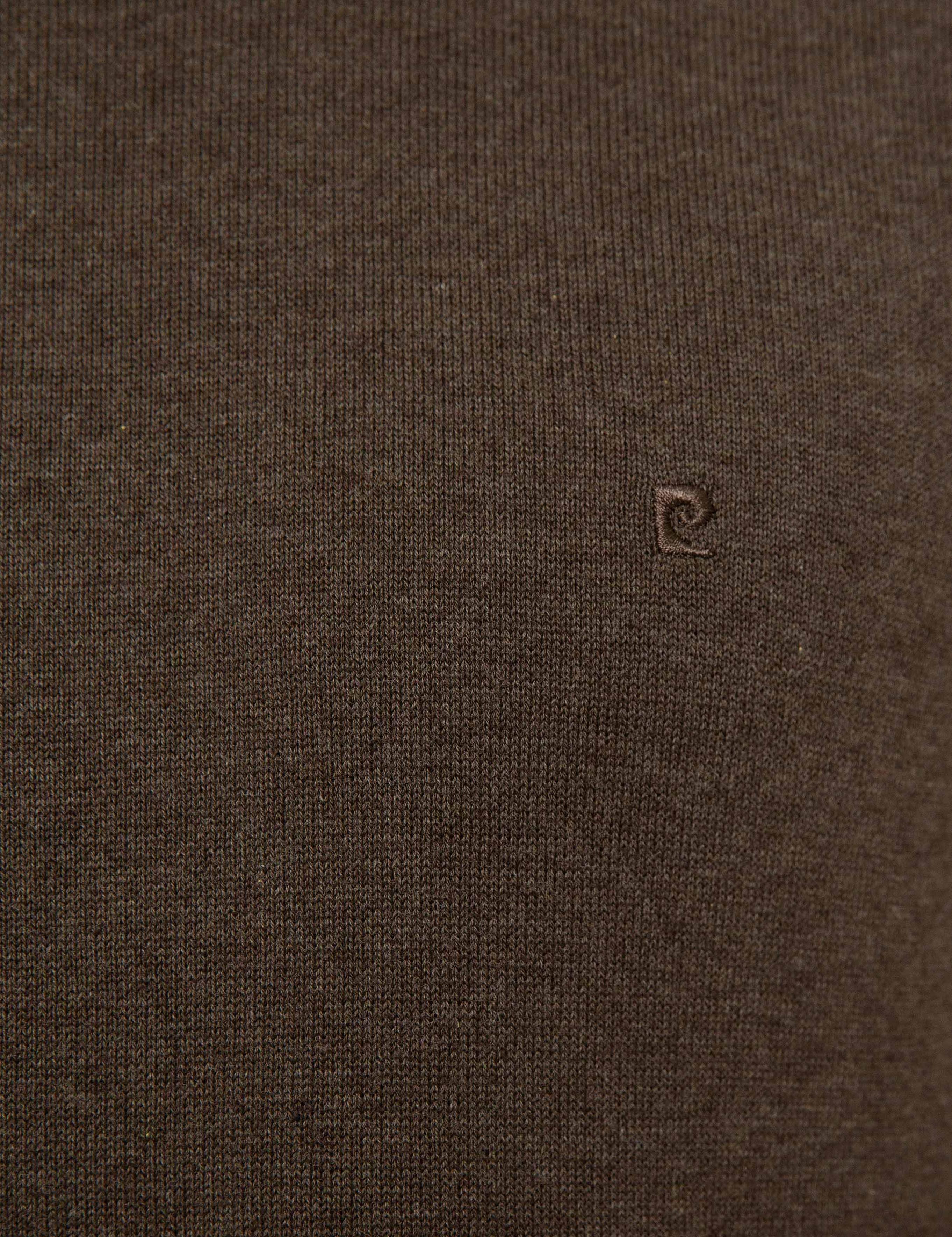 Haki Melanj Slim Fit Tam Balıkçı Yaka Basic Triko Kazak