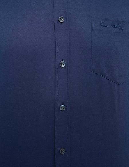 Lacivert Regular Fit Uzun Kollu Basic Gömlek - 50207536029