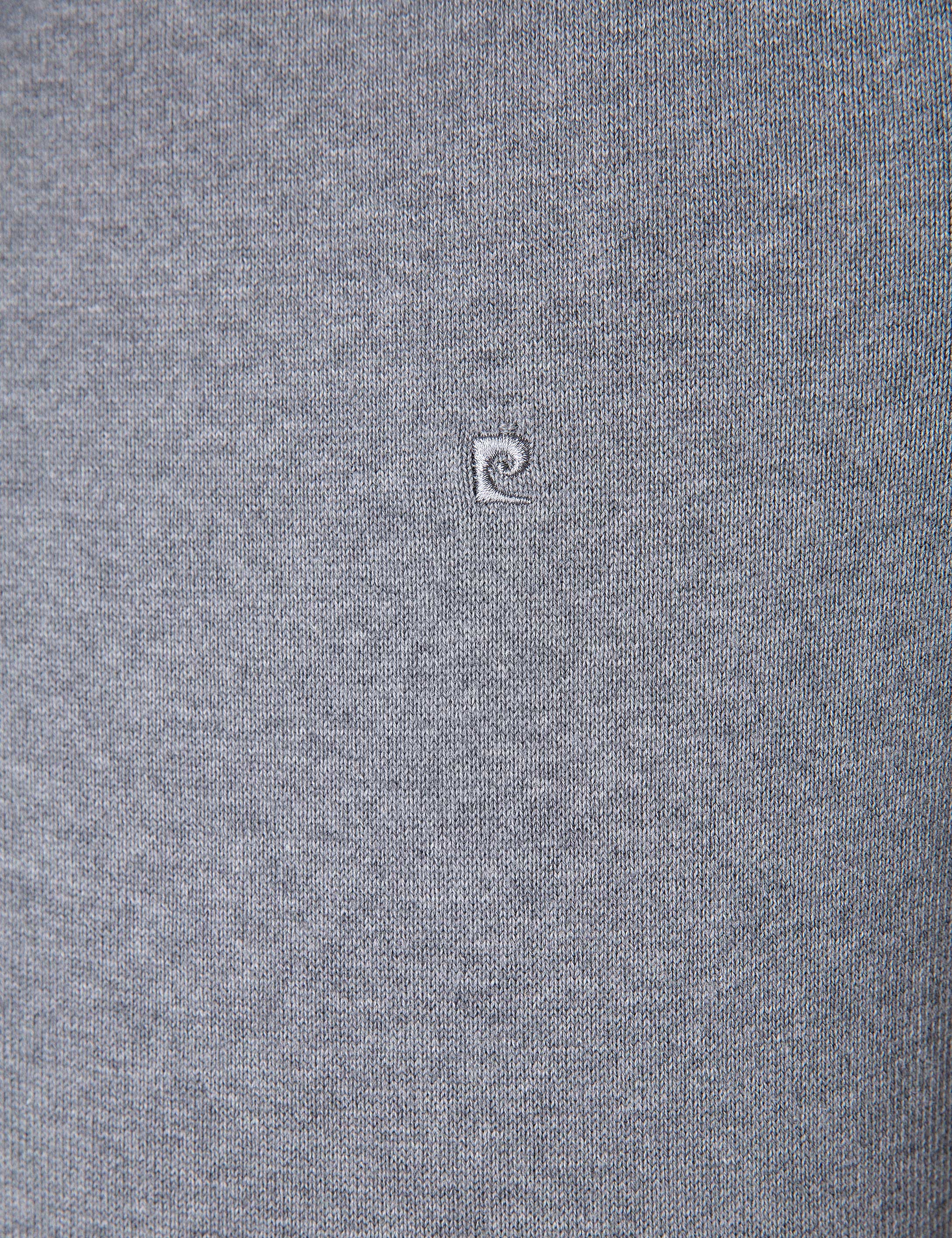 Gri Melanj Slim Fit Basic Kazak - Image 6