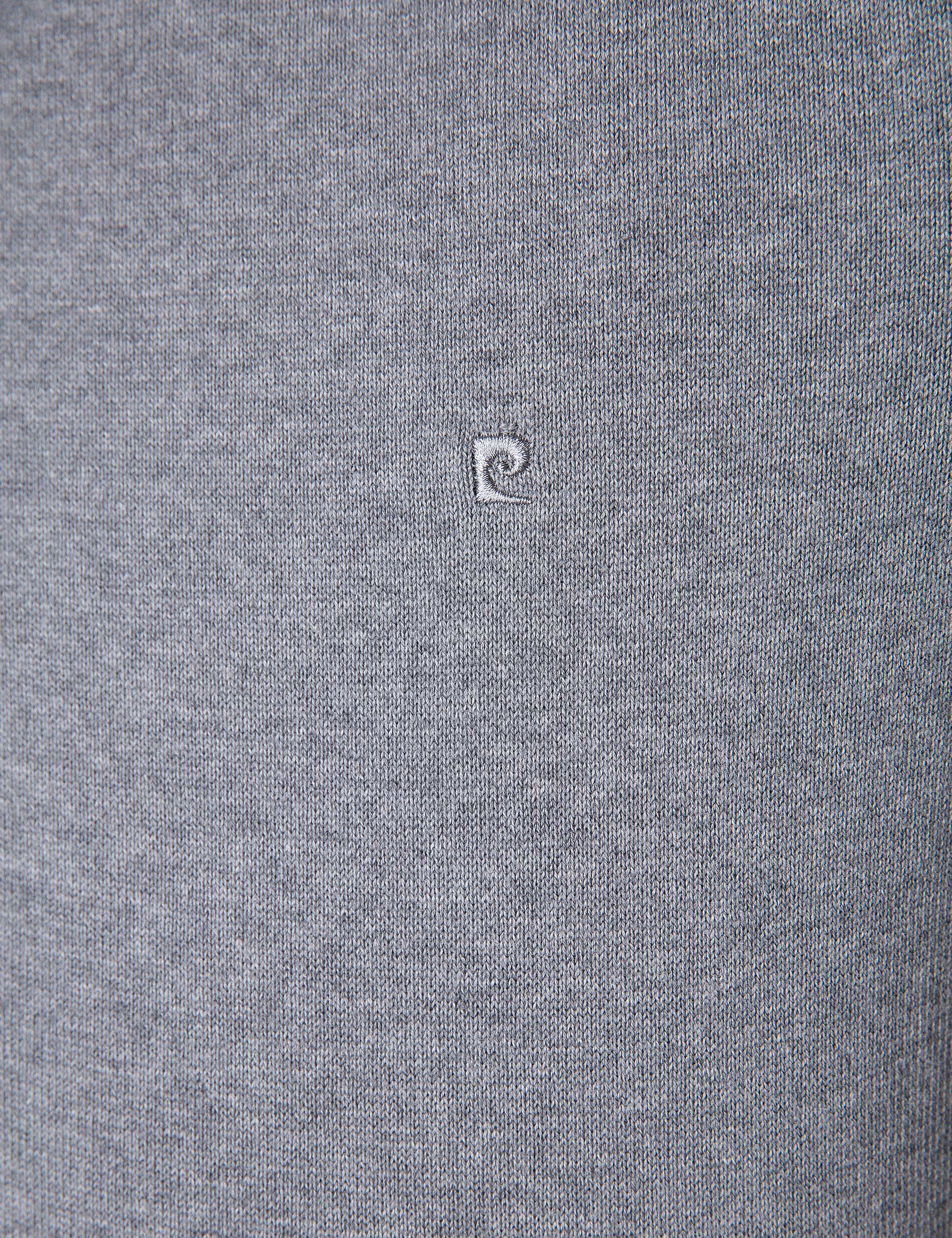 Gri Melanj Slim Fit Basic Kazak