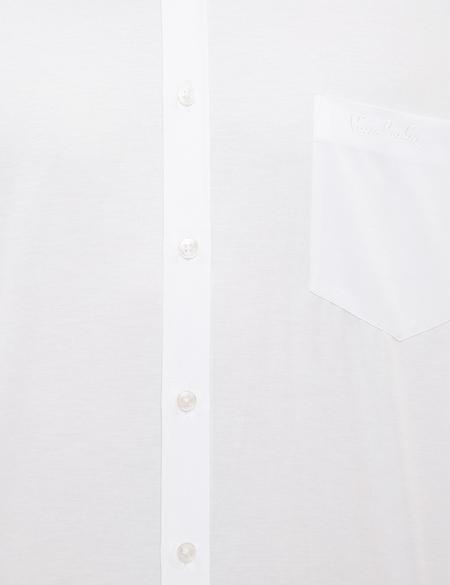 Beyaz Regular Fit Uzun Kollu Basic Gömlek - 50207536008