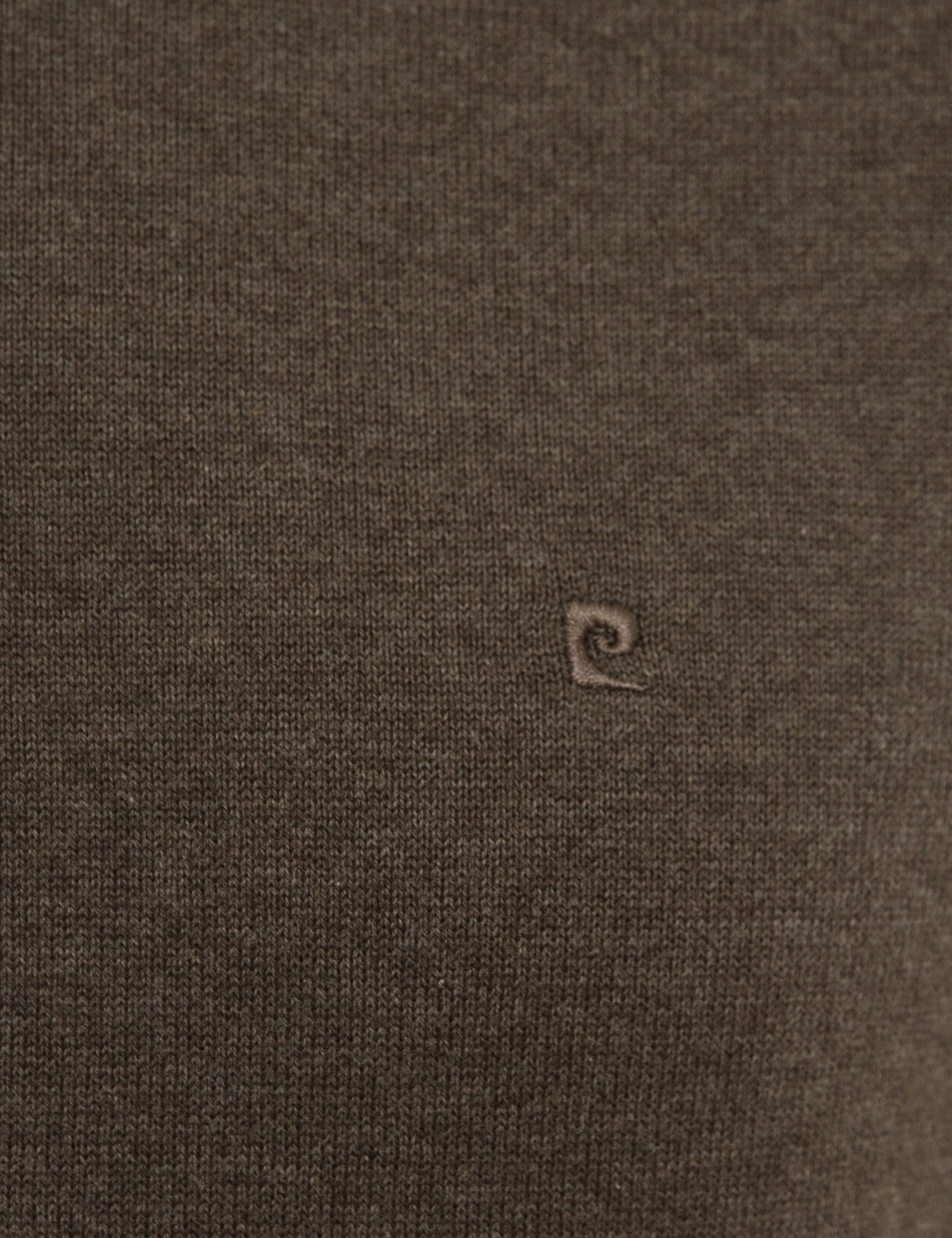 Haki Melanj Slim Fit Bisiklet Yaka Basic Triko Kazak