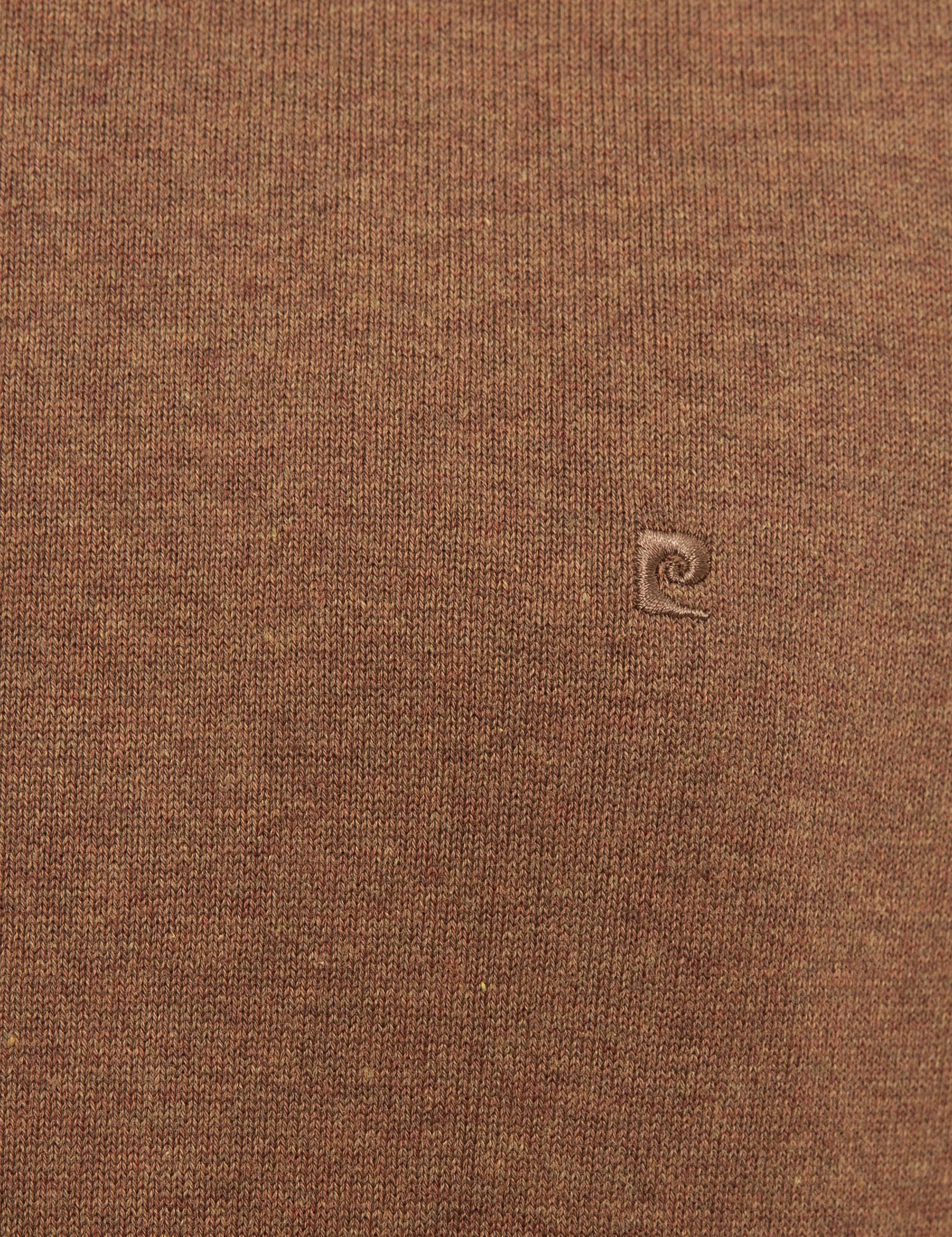 Taba Melanj Slim Fit Bisiklet Yaka Basic Triko Kazak