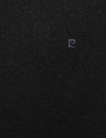 Antrasit Melanj Slim Fit Yarım Balıkçı Yaka Triko Kazak - 50207508004