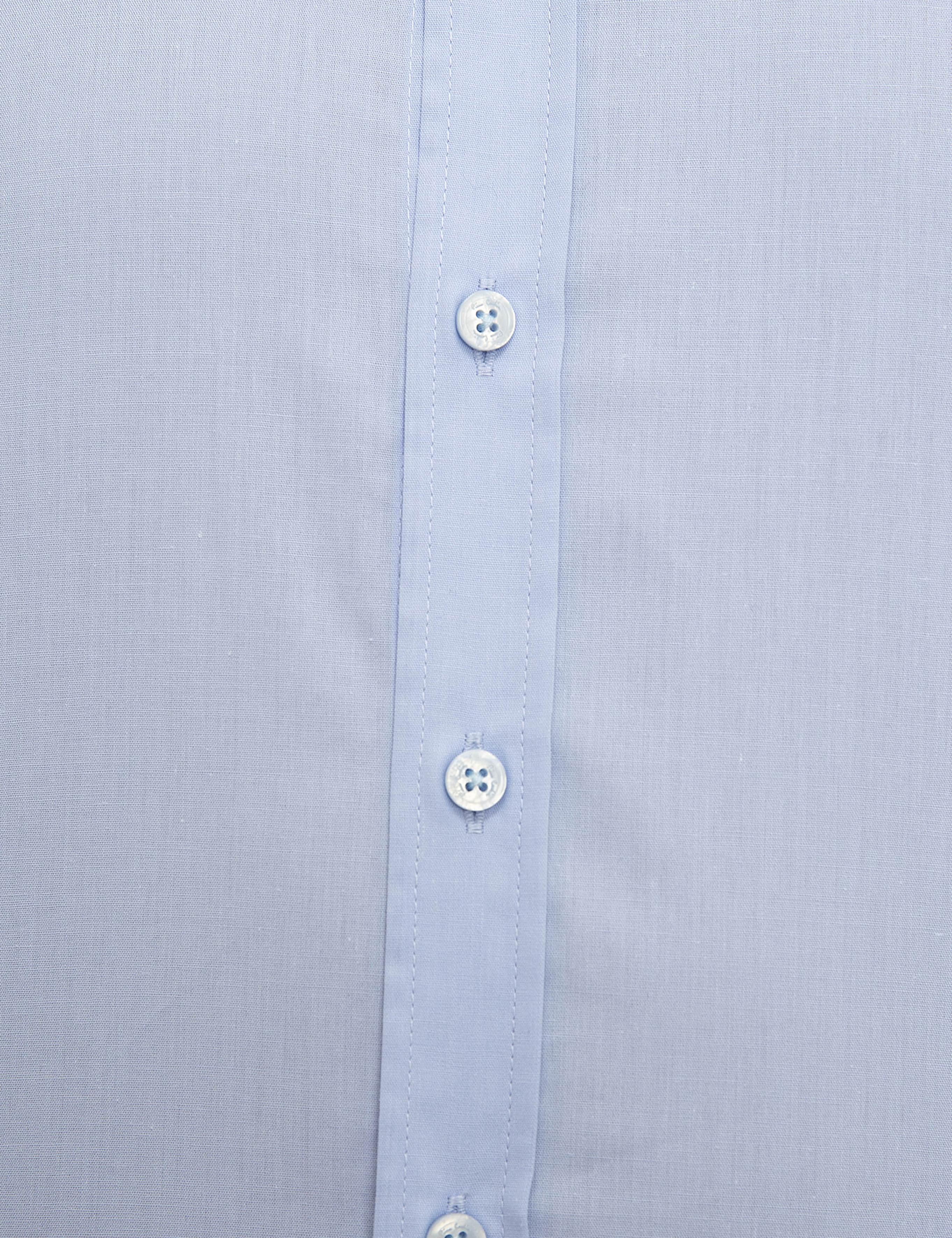 Açık Mavi Slim Fit Uzun Kollu Klasik Gömlek