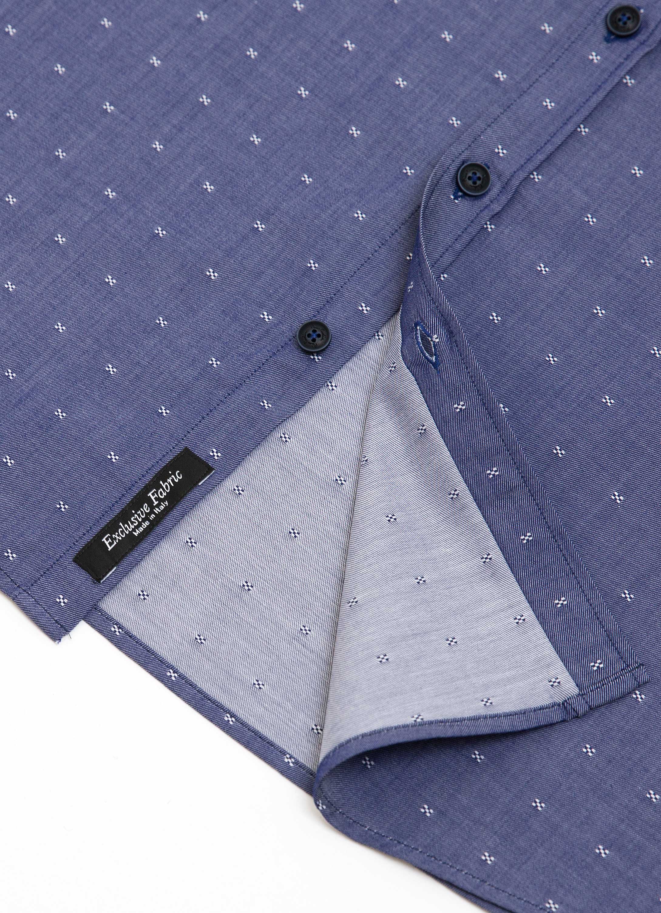Lacivert Slim Fit Gömlek