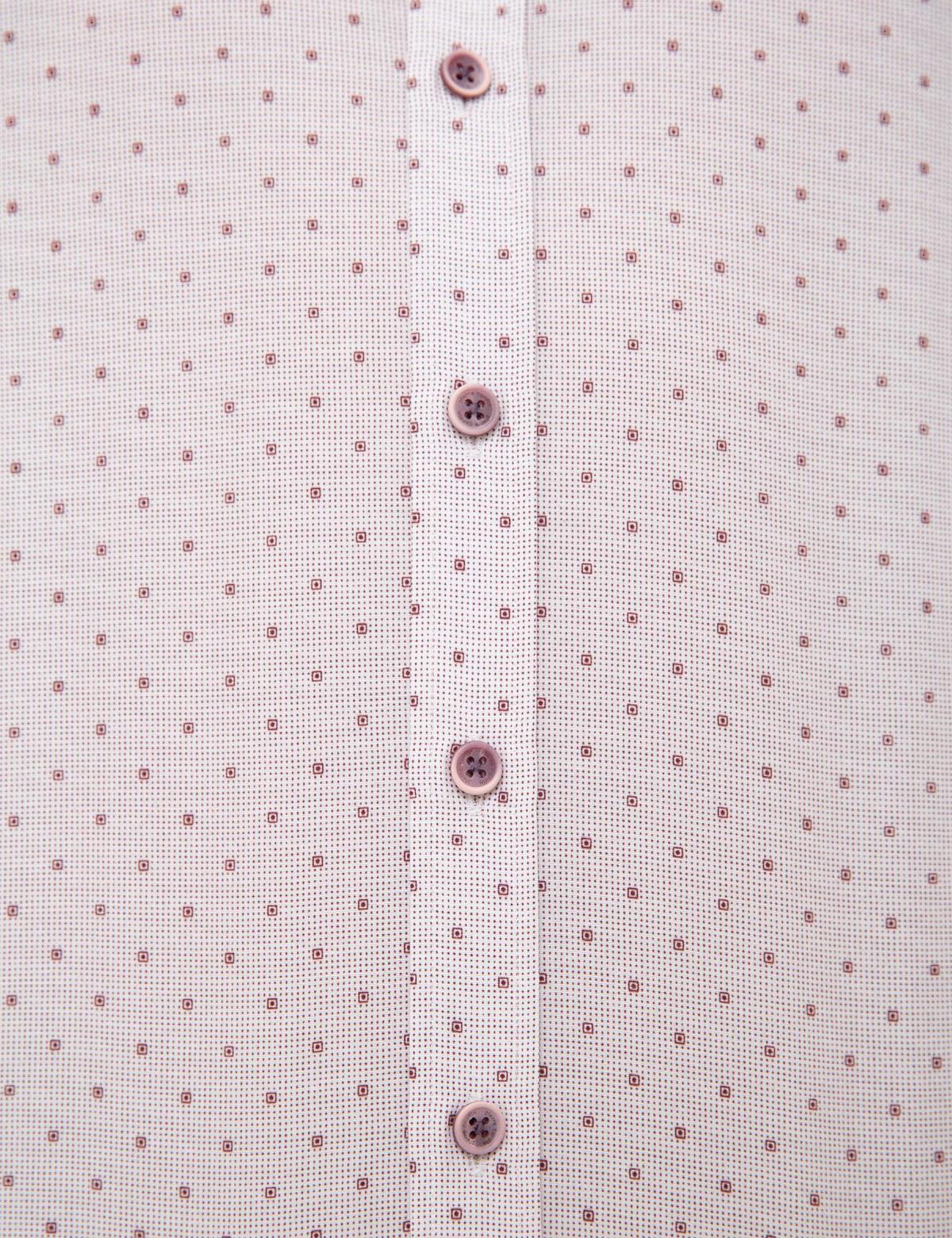 Bordo Slim Fit Uzun Kollu Gömlek - 50205888029