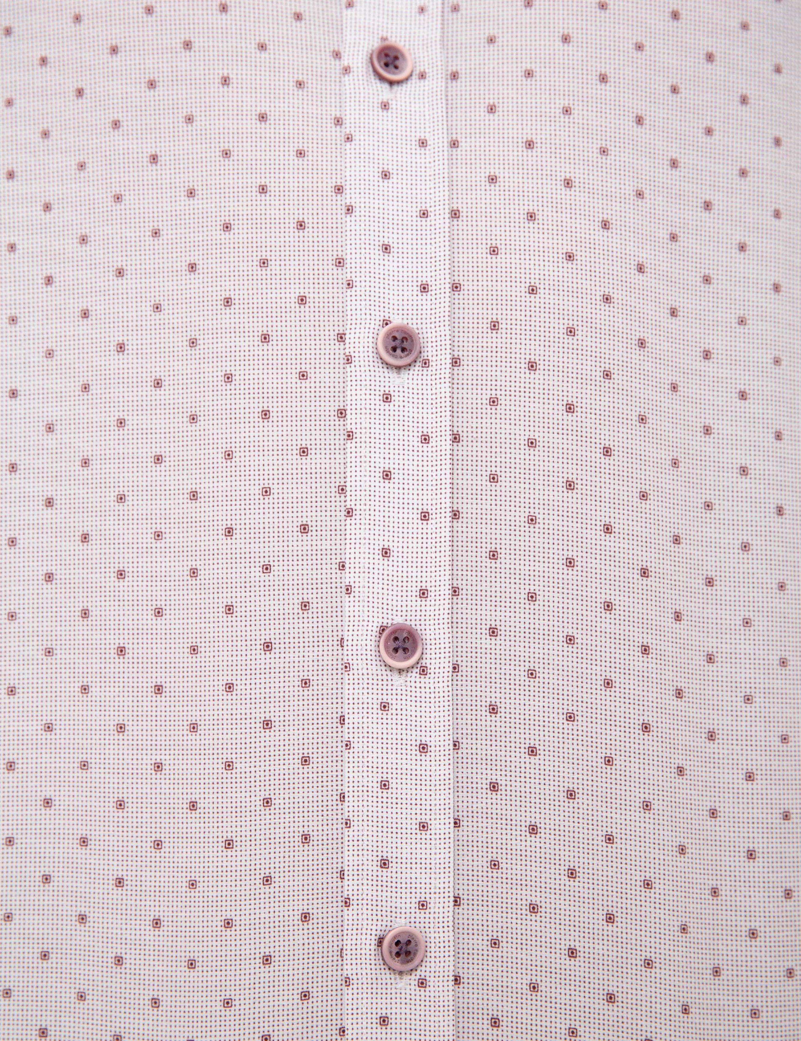 Bordo Slim Fit Uzun Kollu Gömlek