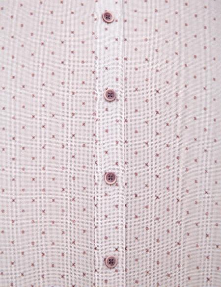 Bordo Slim Fit Uzun Kollu Gömlek - 50205888029