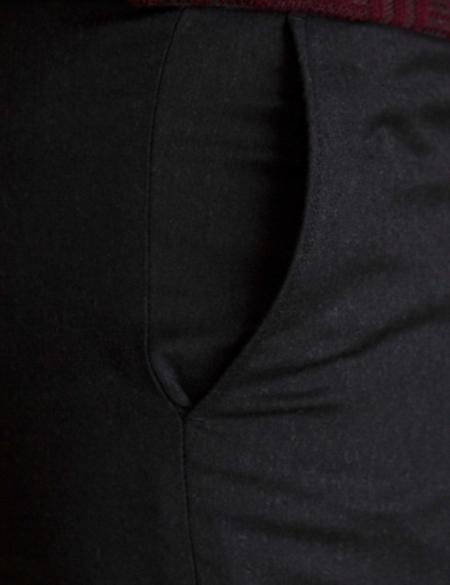 Siyah Slim Fit Pantolon - 50193022006